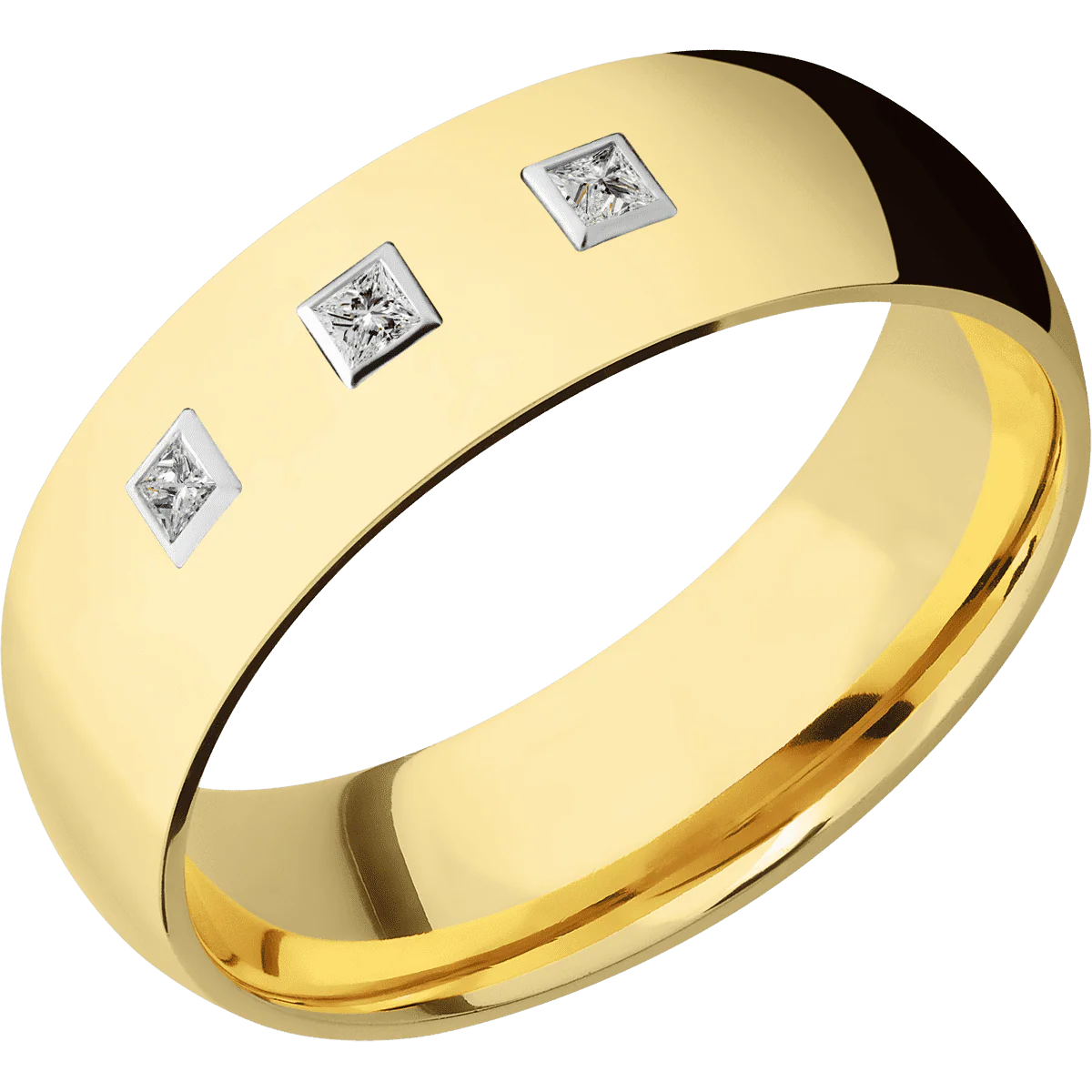 18K Yellow Gold + Polish Finish - Image 2
