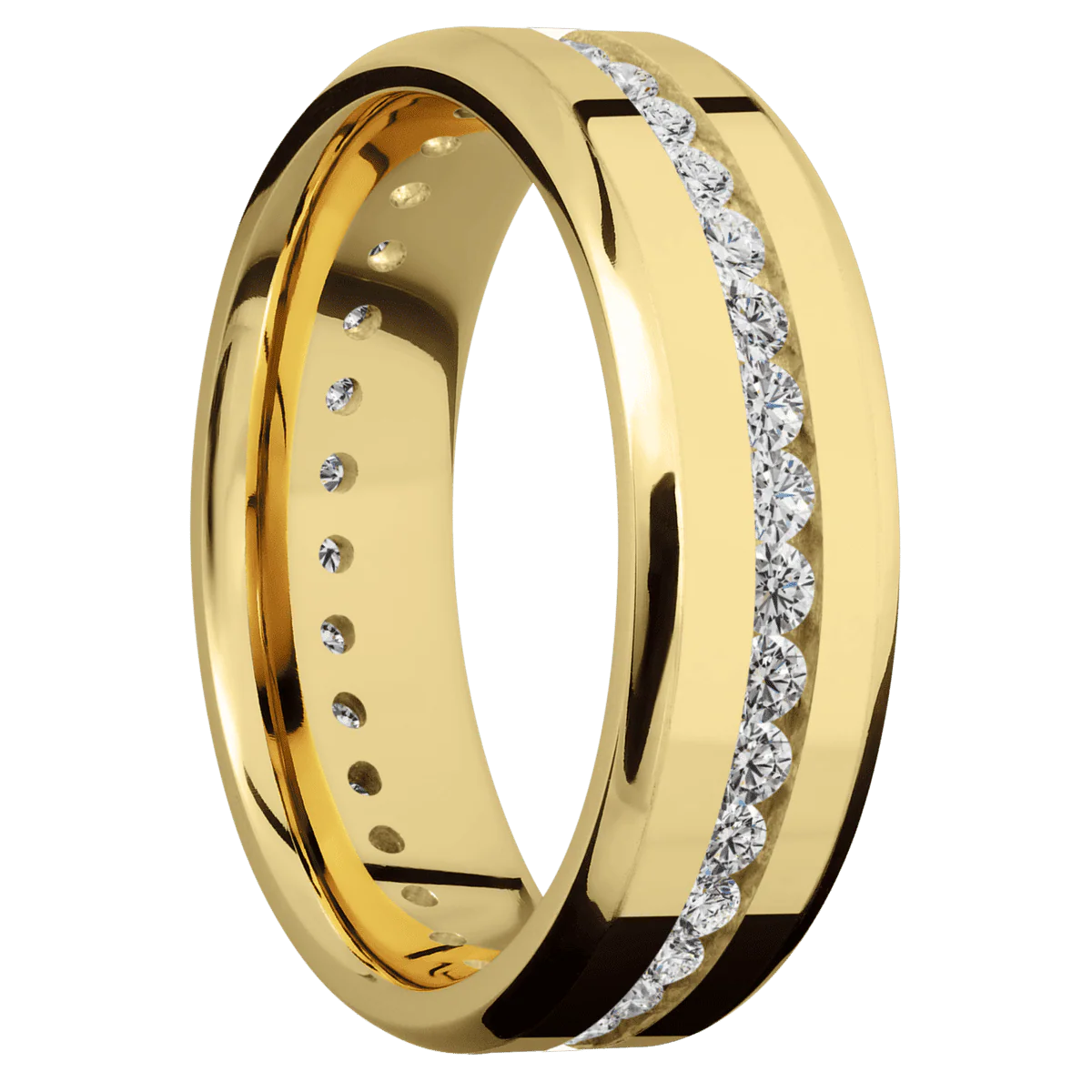 18K Yellow Gold + Polish , Polish Finish