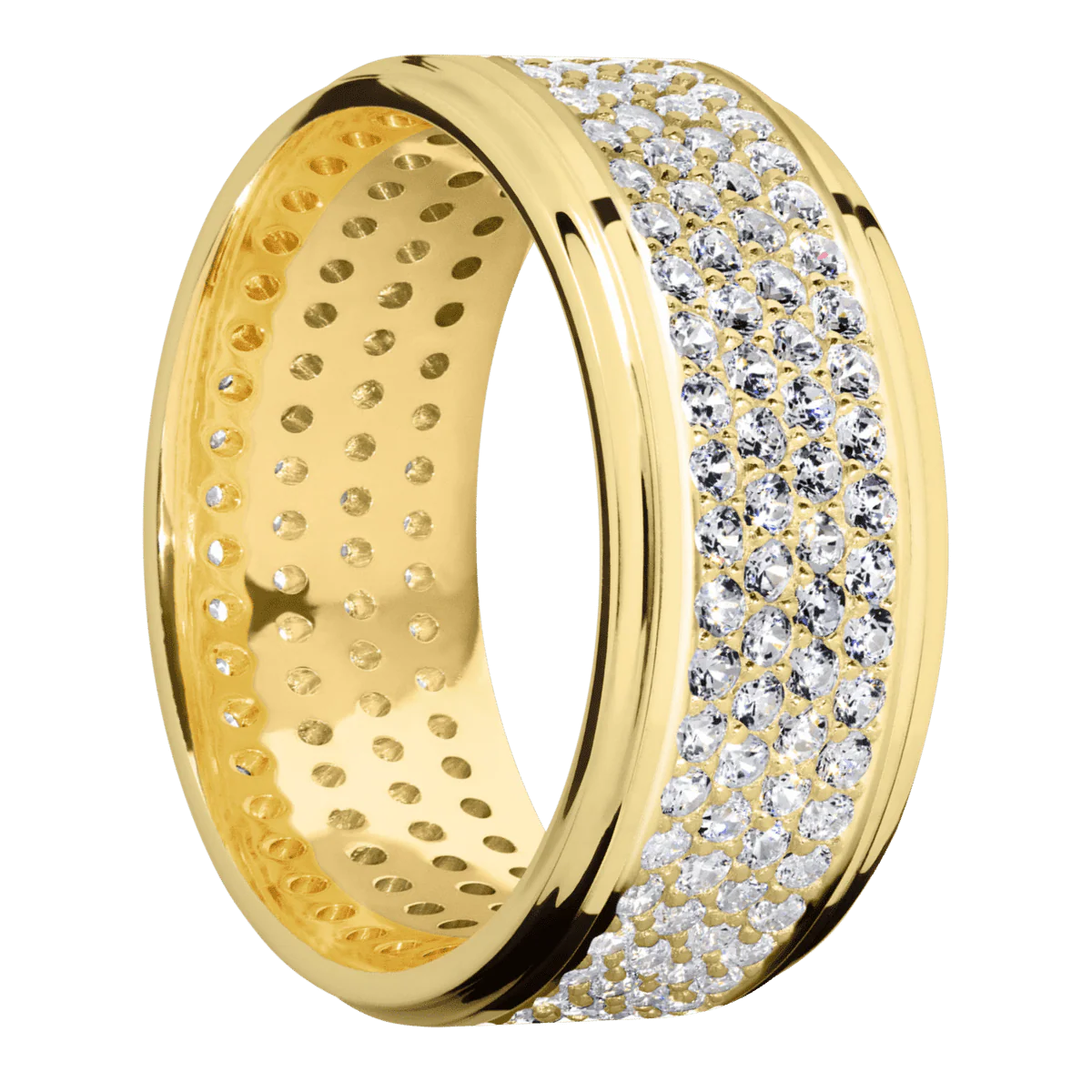 18K Yellow Gold + Polish , Polish Finish