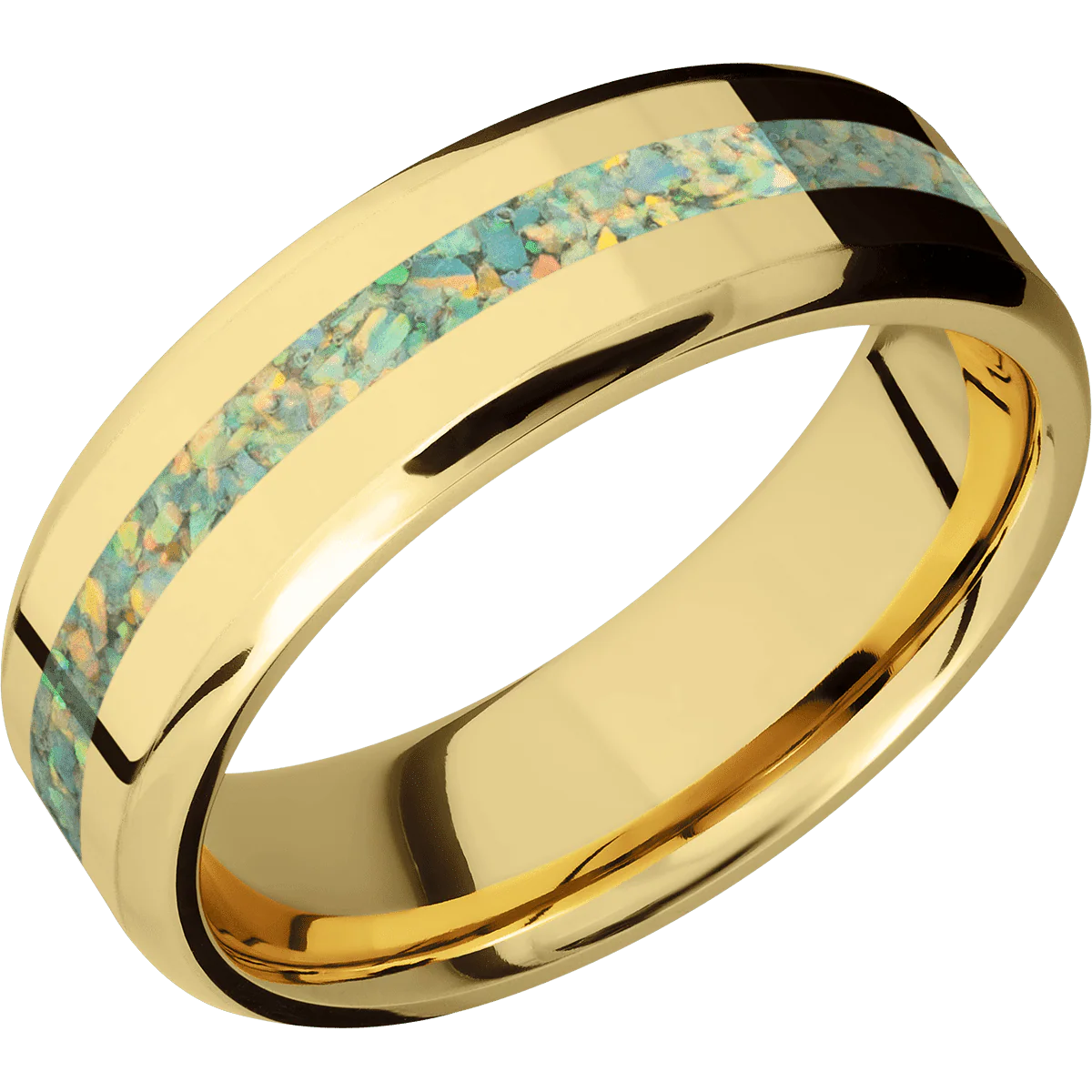 18K Yellow Gold + Polish , Polish Finish - Image 2