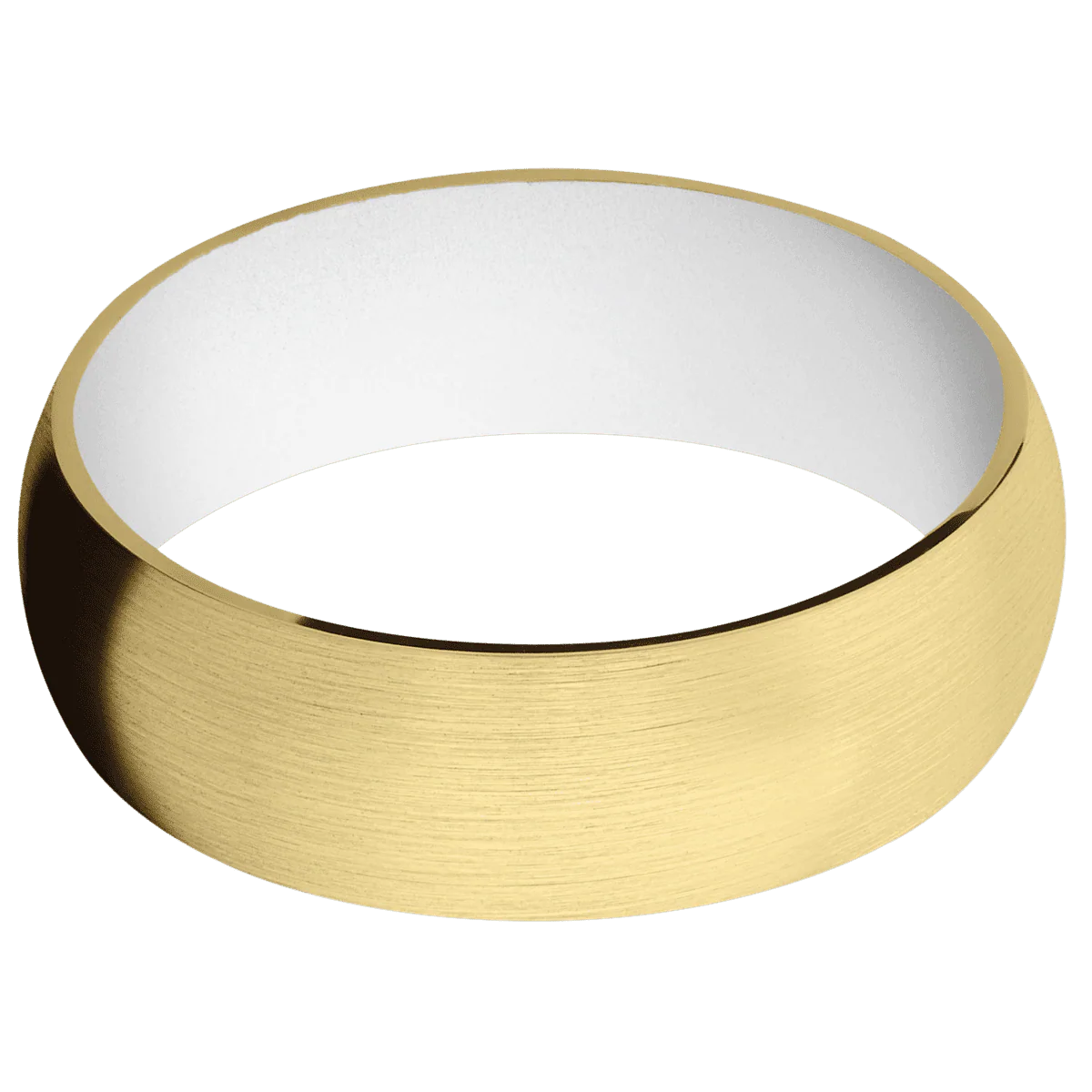 18K Yellow Gold + Satin Finish + White - Image 3