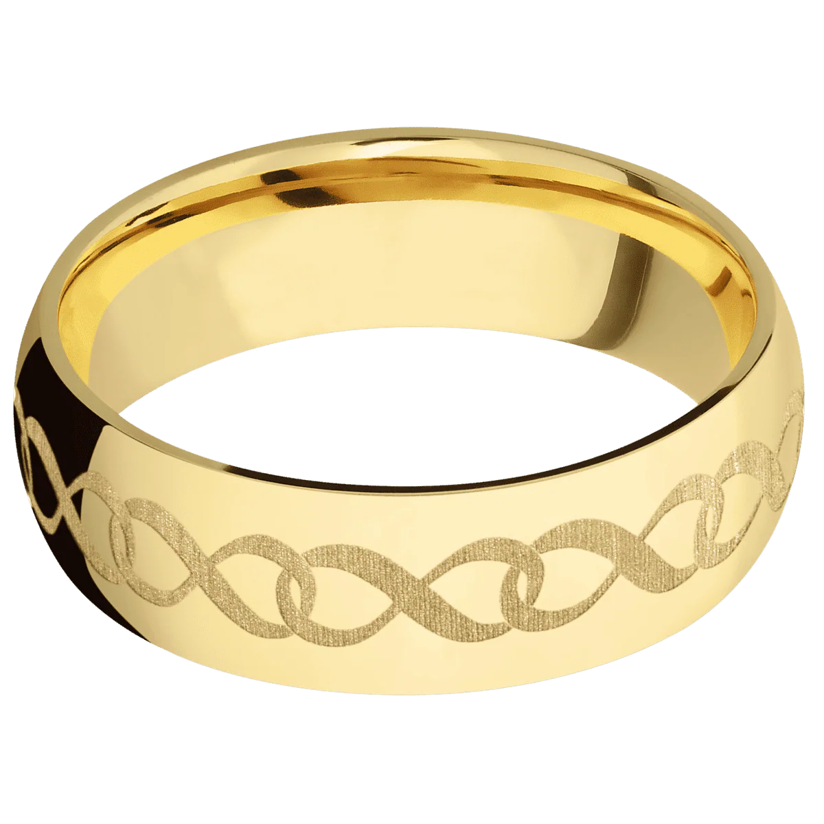 22K Yellow Gold + Polish Finish - Image 3