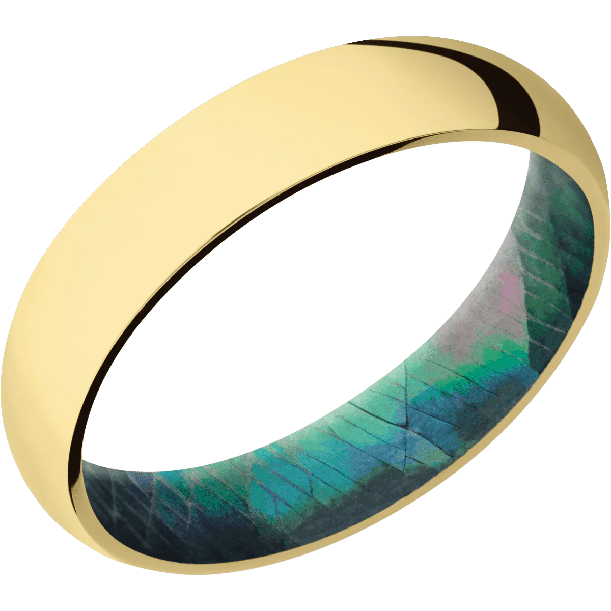 22K Yellow Gold + Polish Finish + Black Mother of Pearl - Image 2