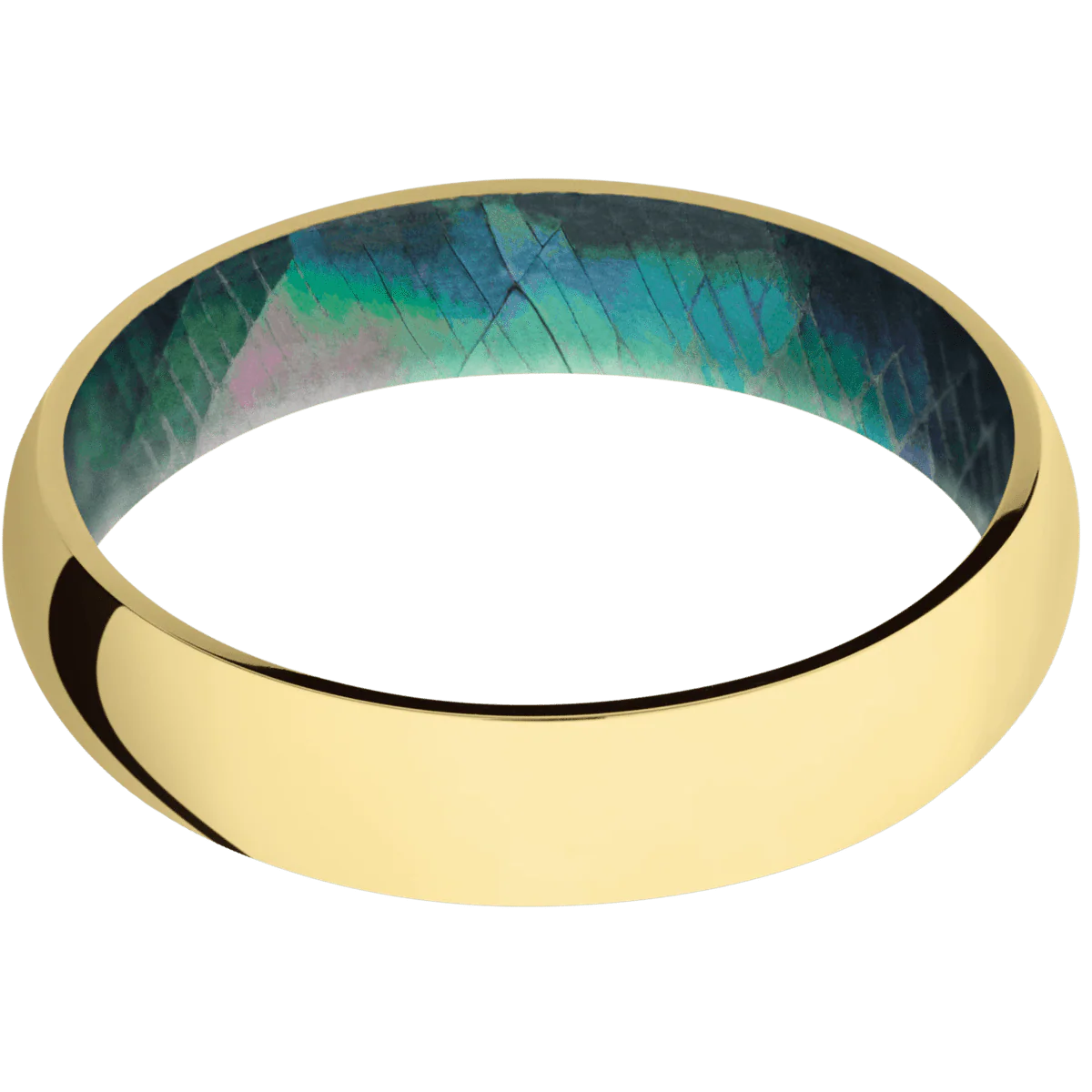 22K Yellow Gold + Polish Finish + Black Mother of Pearl - Image 3