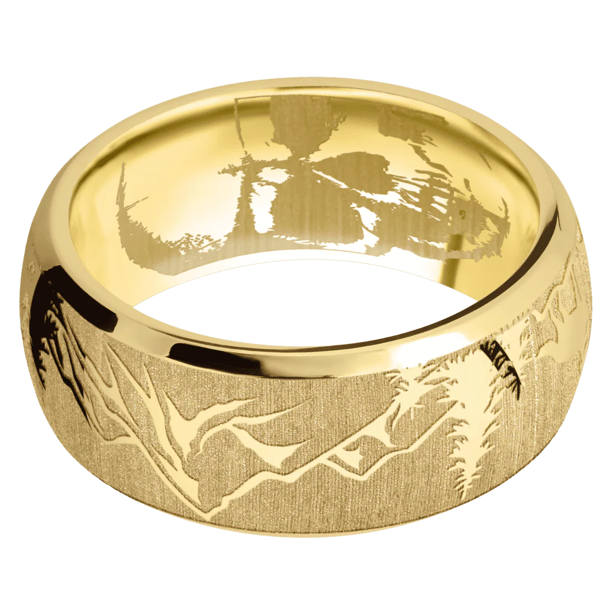 22K Yellow Gold + Polish , Polish Finish - Image 3
