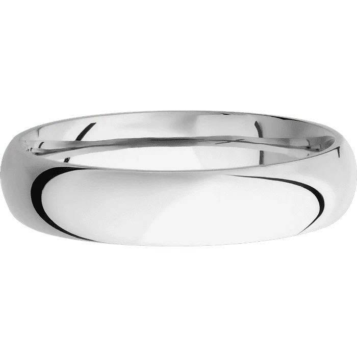 5mm wide Domed Inconel Ring with Polish Finish - Image 3