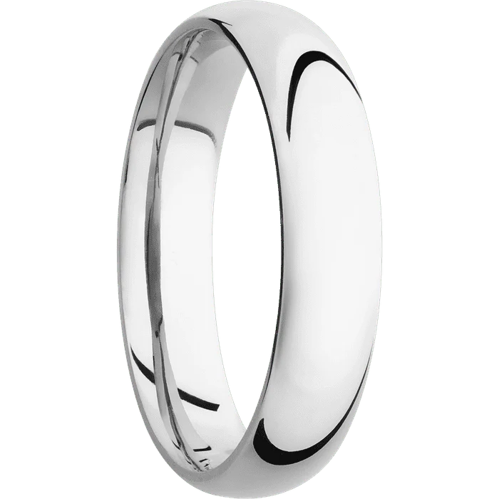 5mm wide Domed Inconel Ring with Polish Finish - Image 2