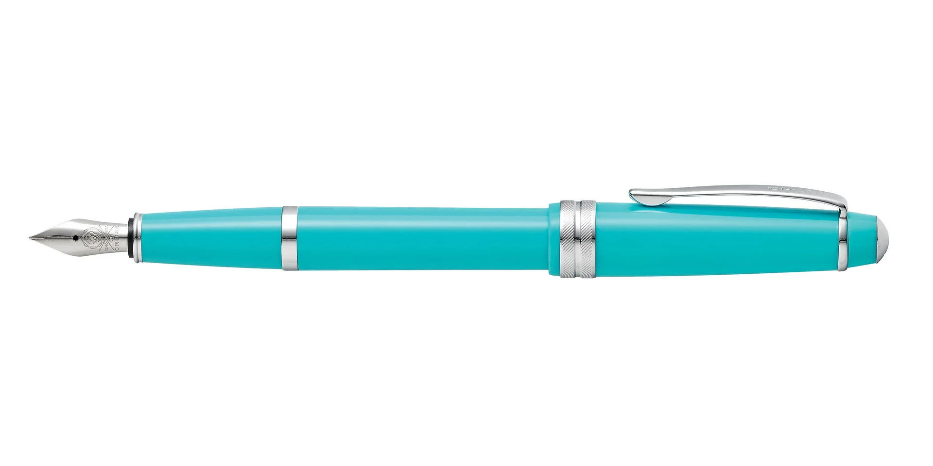 Bailey Light™ Polished Teal Resin Extra Fine Nib Fountain Pen - Image 4