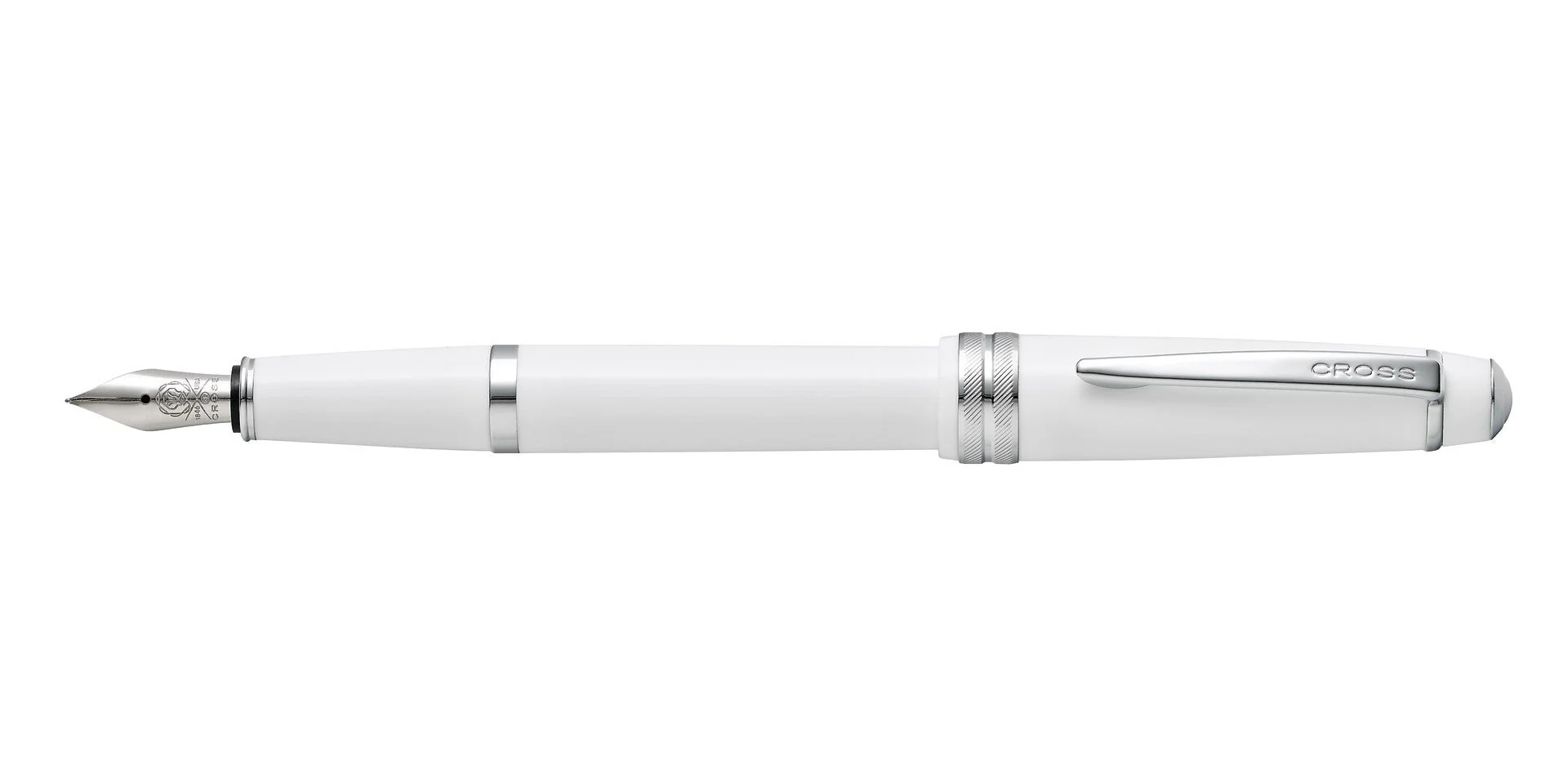 Bailey Light™ Polished White Resin Fine Nib Fountain Pen - Image 3