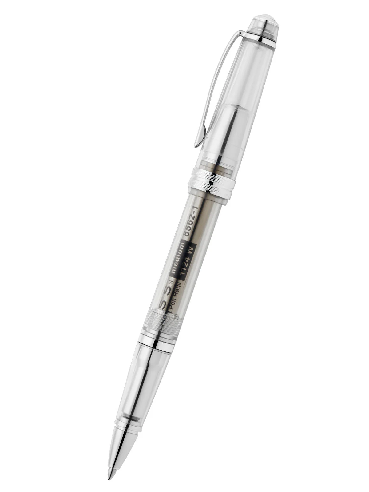 Bailey Light™ Translucent Clear Resin Ballpoint Pen - Image 2
