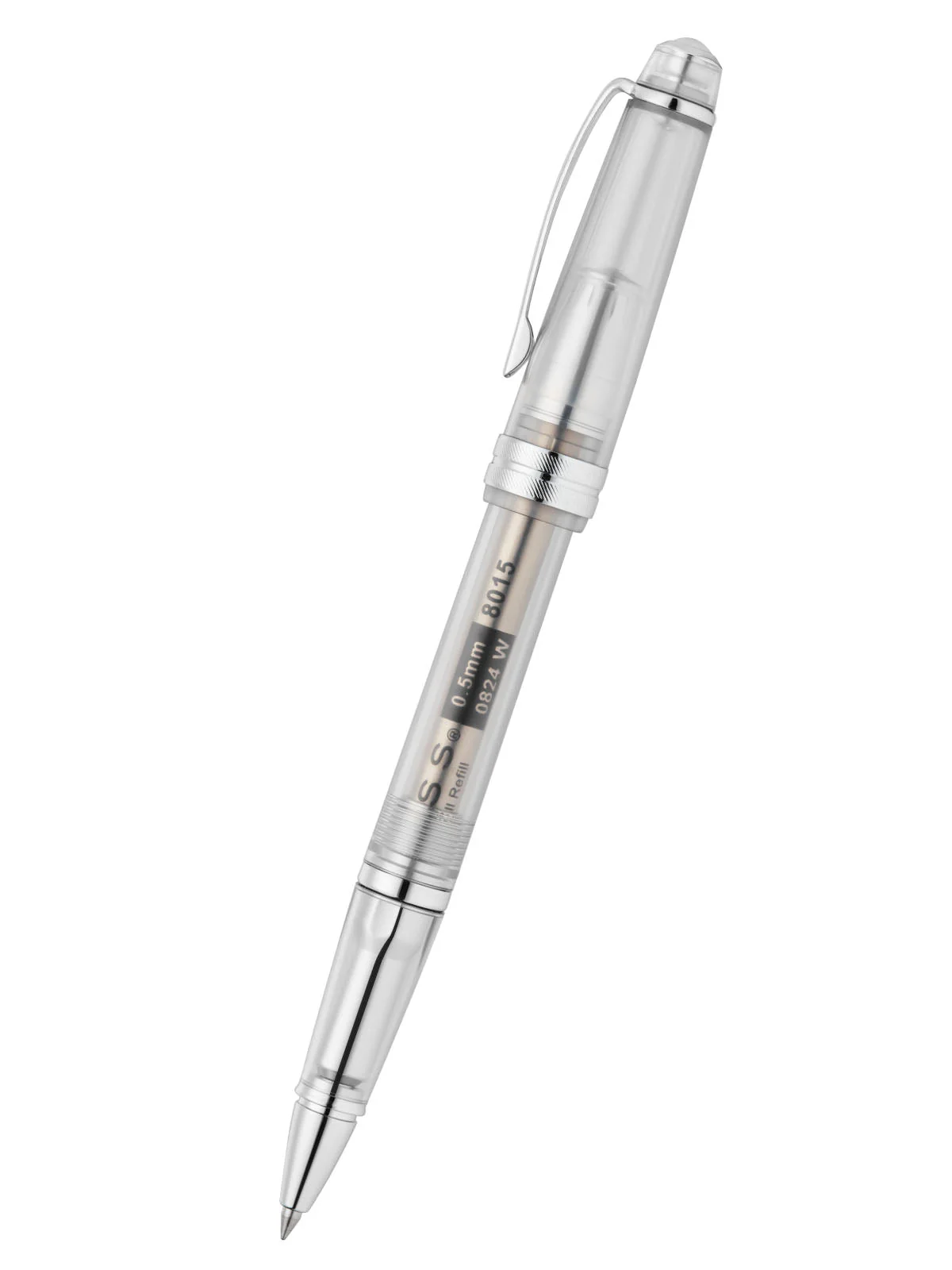 Bailey Light™ Translucent Clear Resin Rollerball Pen - Image 2