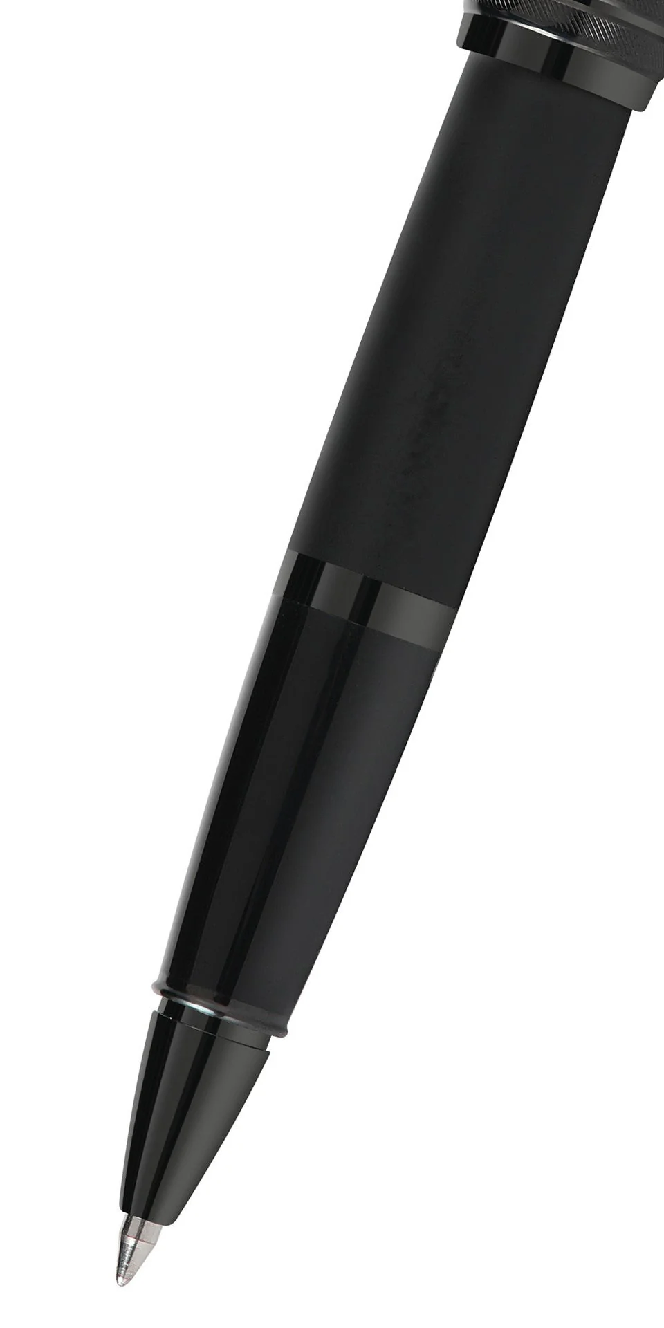 Bailey™ Matte Black Lacquer Rollerball Pen - Image 2