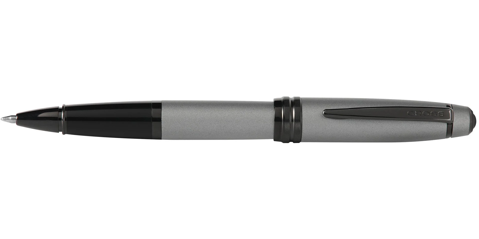 Bailey™ Matte Gray Lacquer Rollerball Pen - Image 5