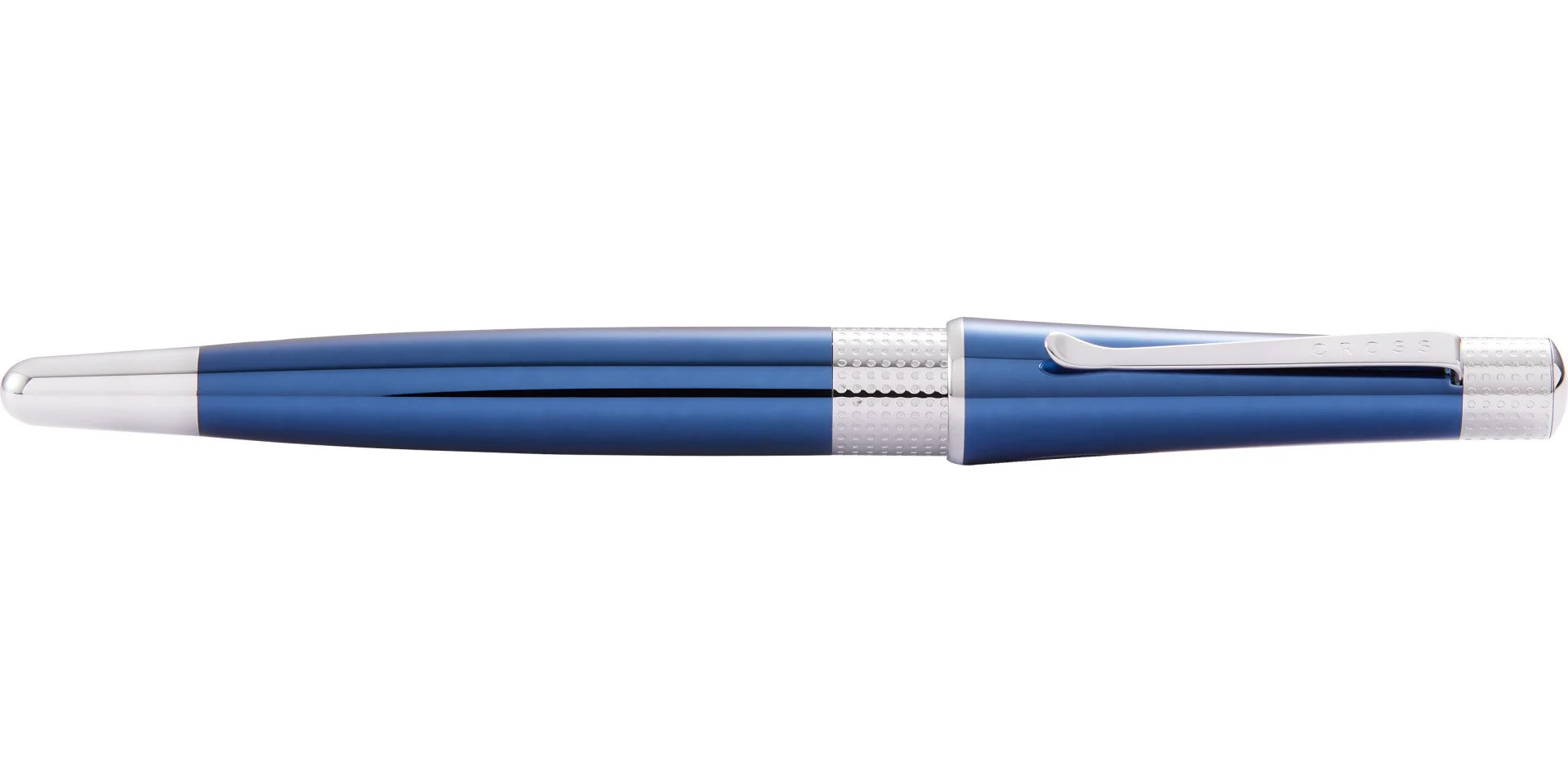 Beverly Translucent Cobalt Blue Lacquer Rollerball Pen - Image 5