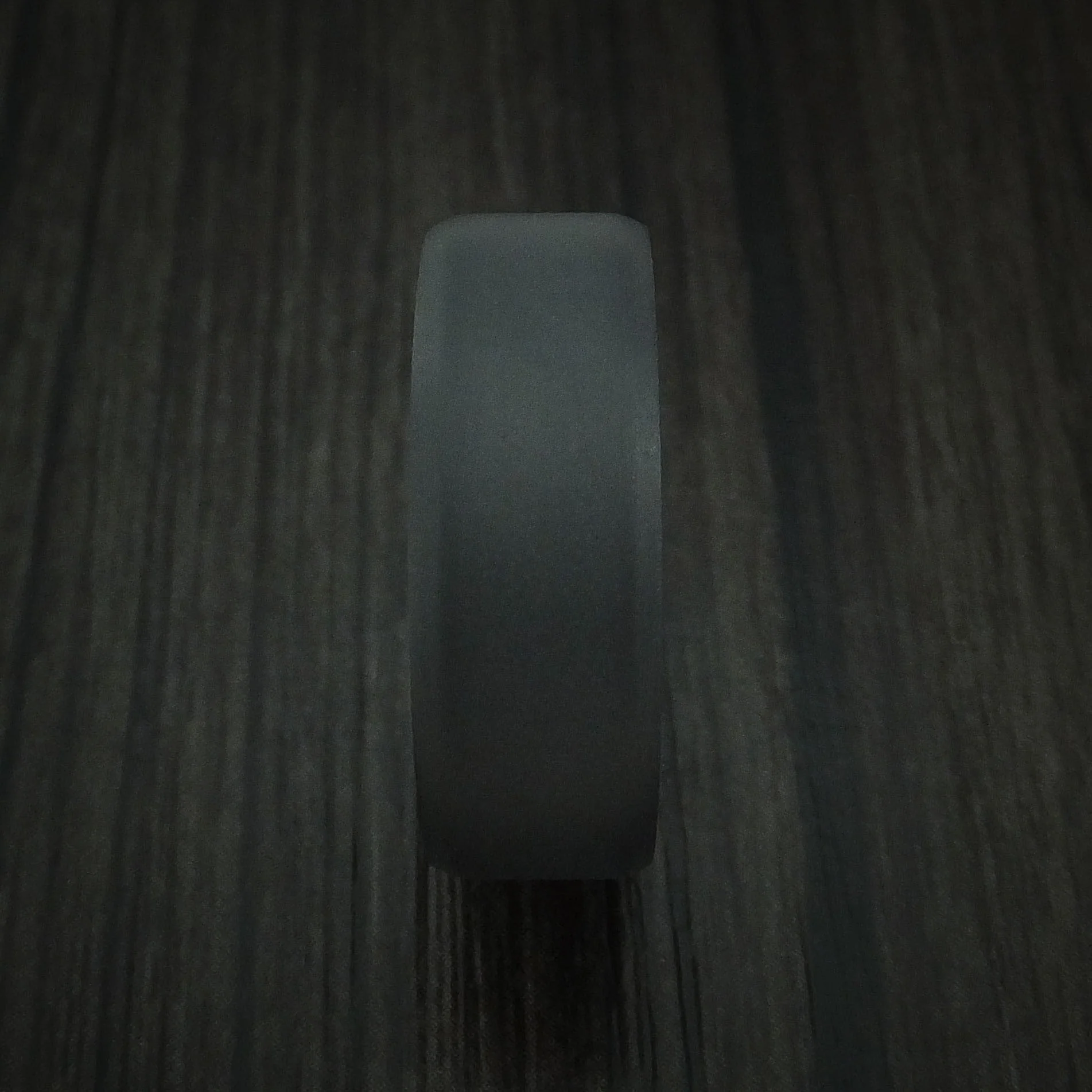 Black Titanium and Hardwood Sleeve Men's Ring Custom Made - Image 3