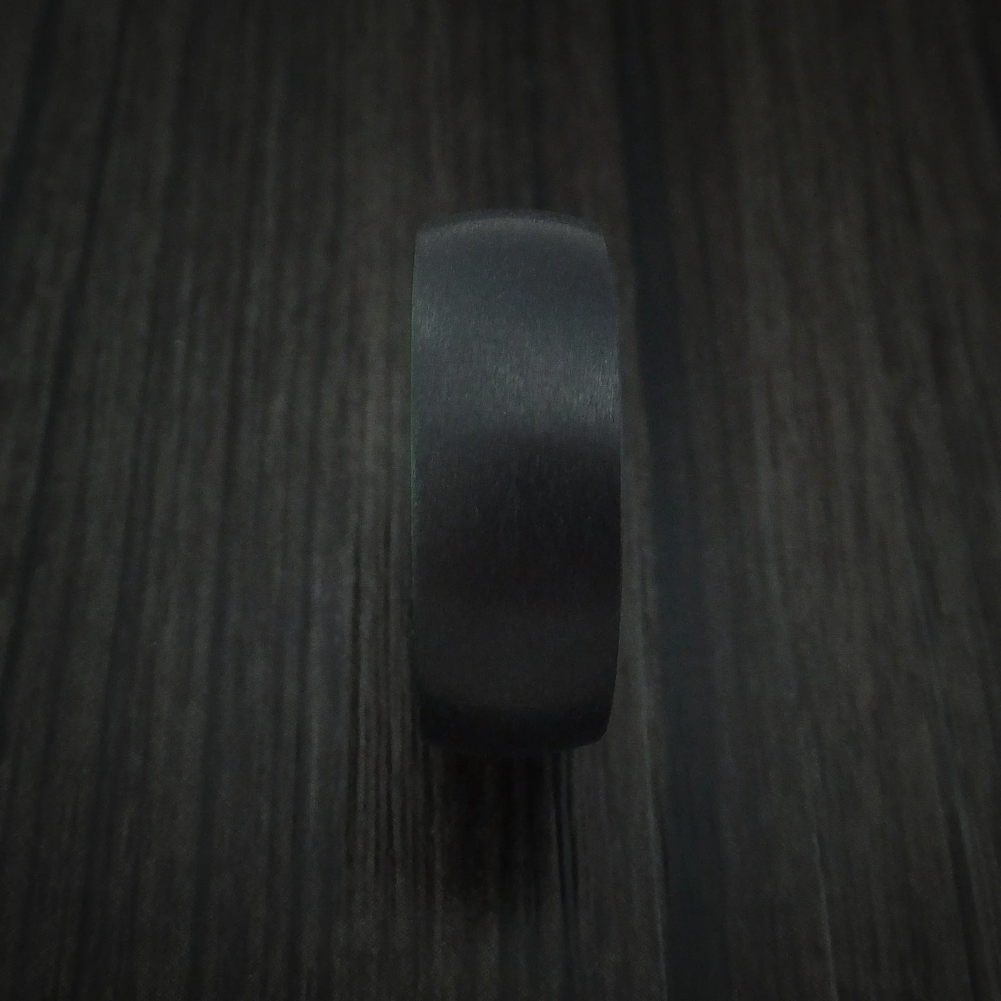Black Zirconium with Green Anodized Sleeve Custom Made Men's Band Choose Your Color - Image 2