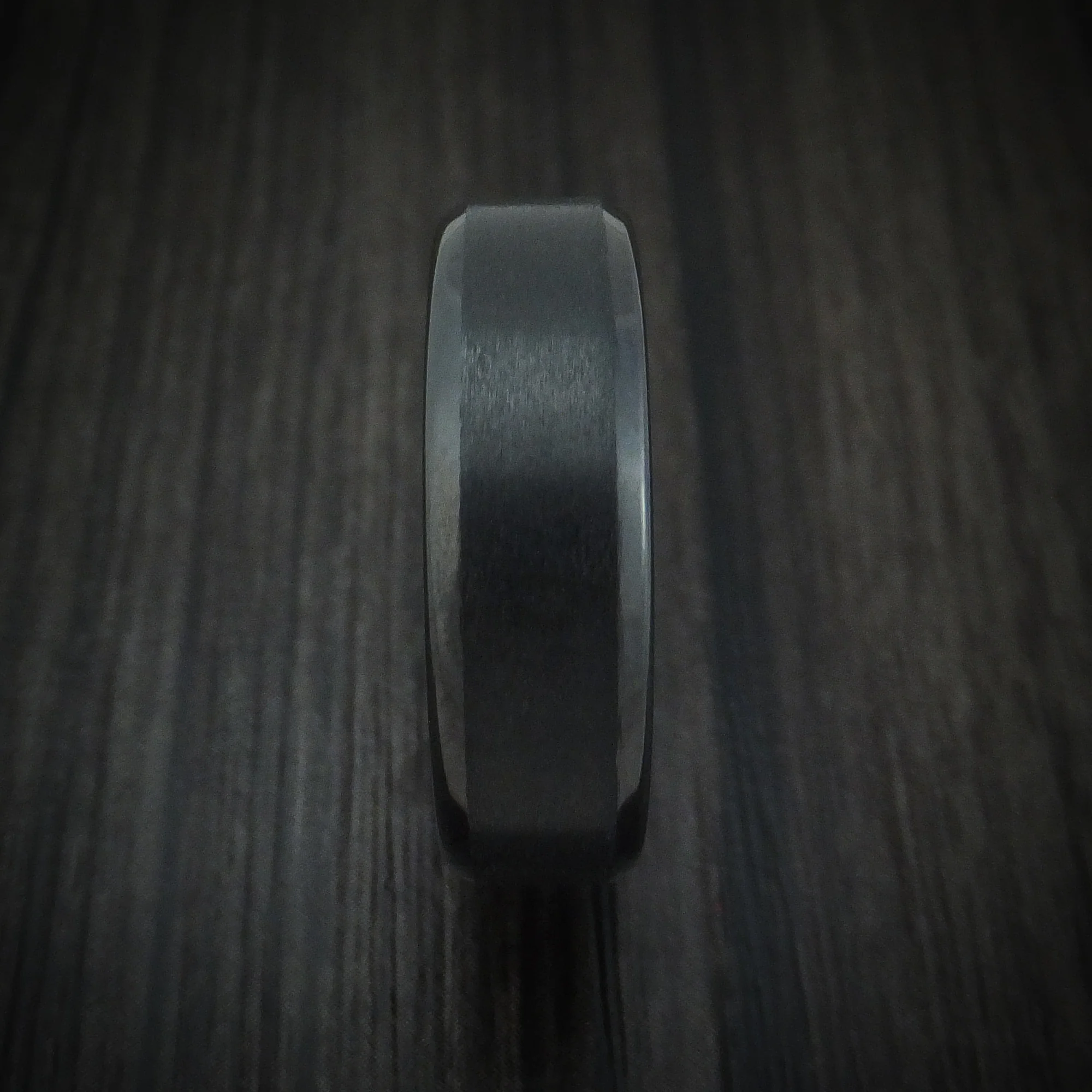 Black Zirconium With Purple Anodized Sleeve Custom Made Men's Band Choose Your Color - Image 3