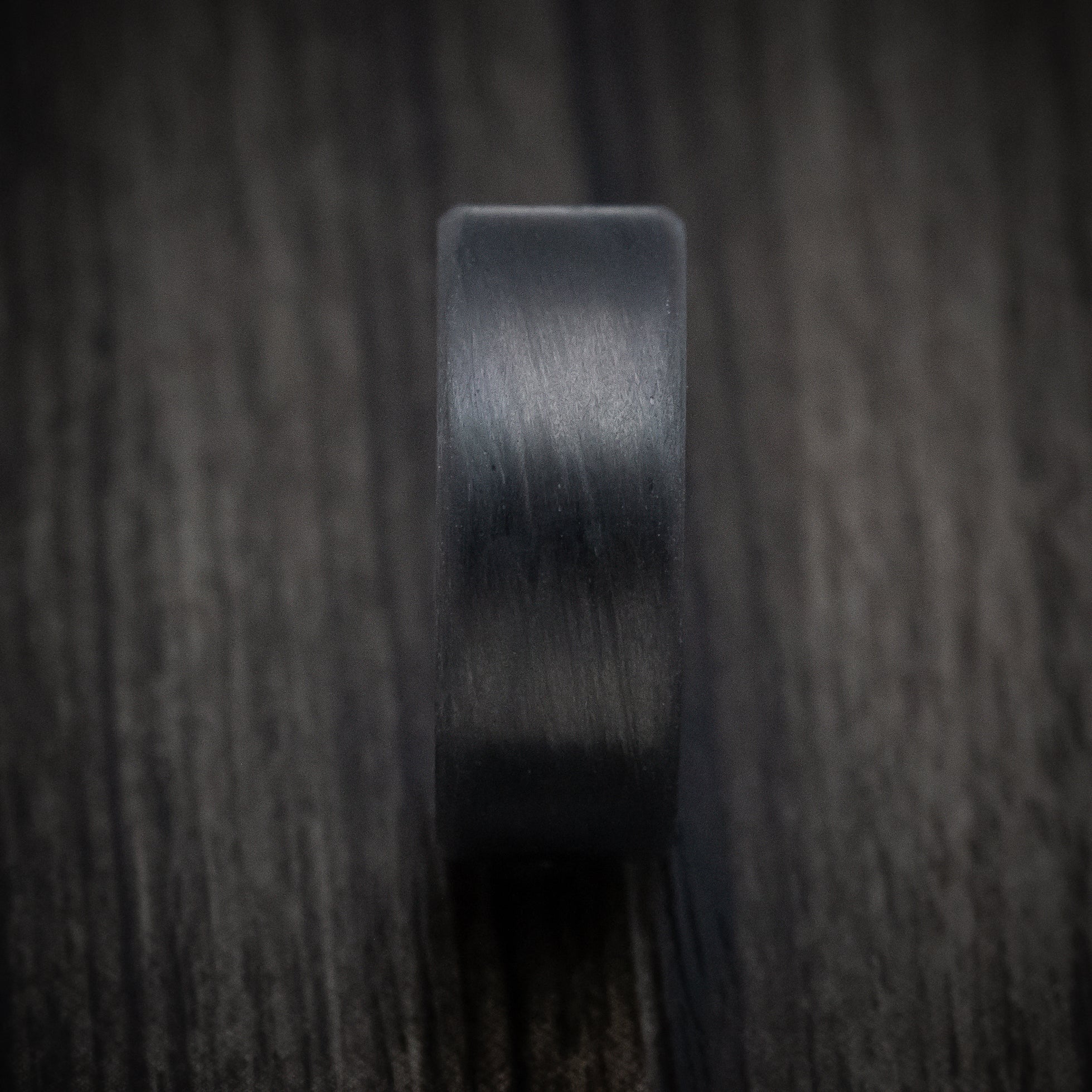 Carbon Fiber Men's Ring with Silver Texalium Sleeve - Image 3
