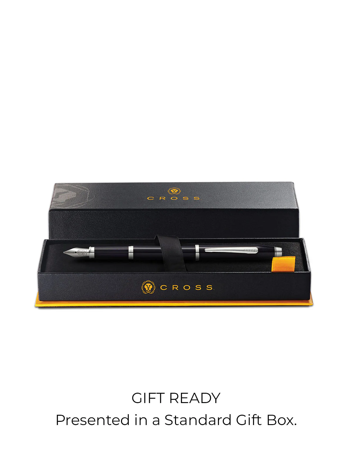 Century® II Black Lacquer Medium Nib Fountain Pen - Image 3