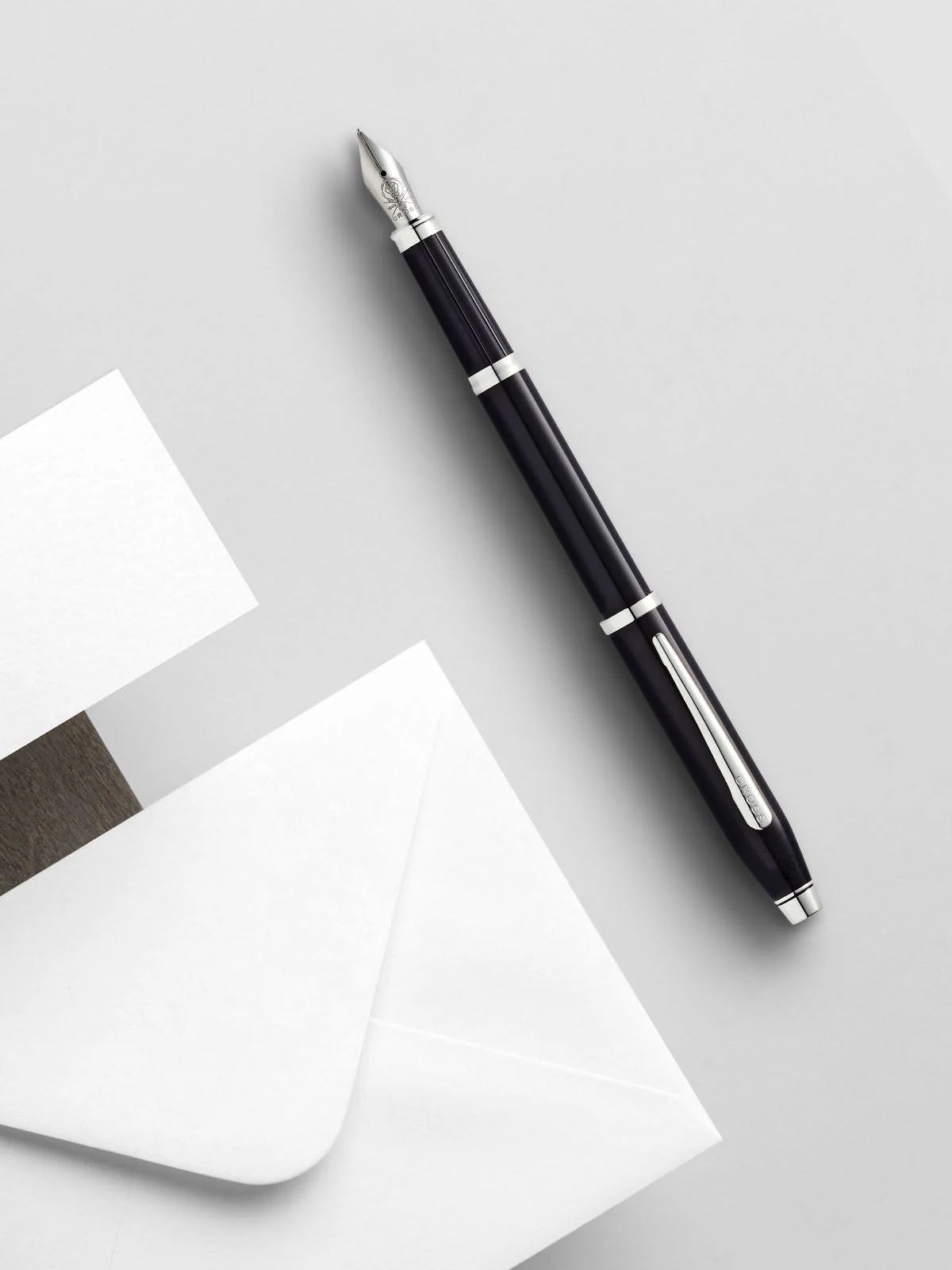 Century® II Black Lacquer Medium Nib Fountain Pen - Image 4