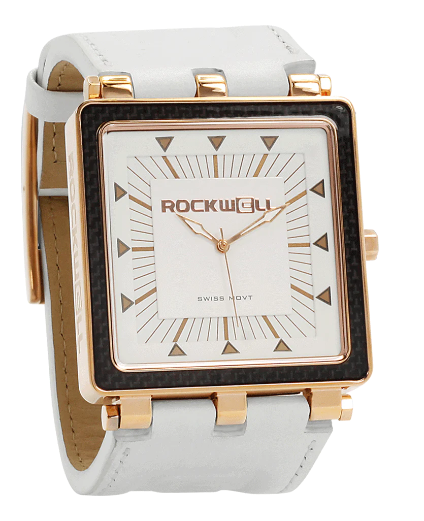 CF Leather (Rose Gold/White) Watch - Image 2