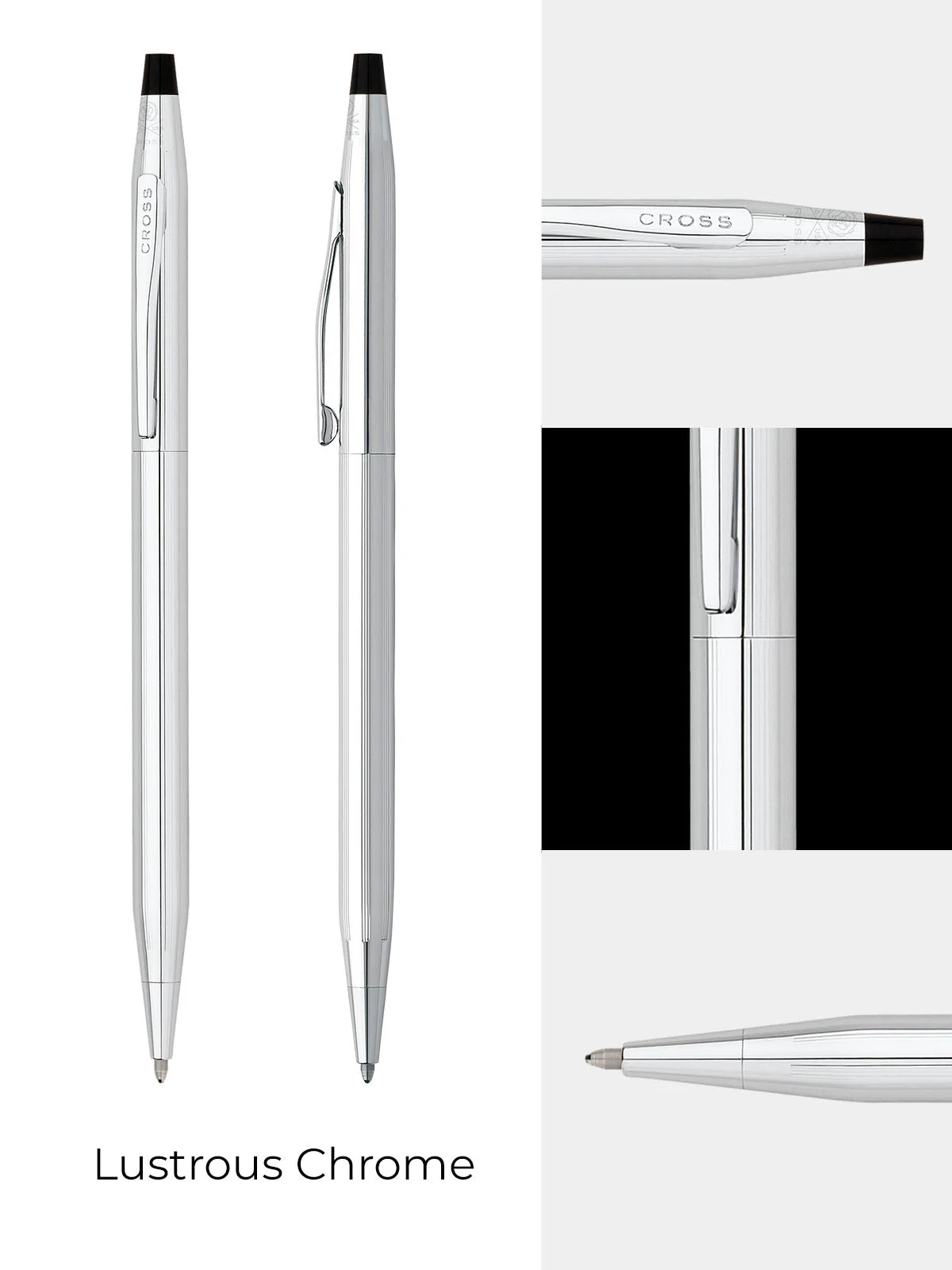 Classic Century® Lustrous Chrome Ballpoint Pen - Image 3