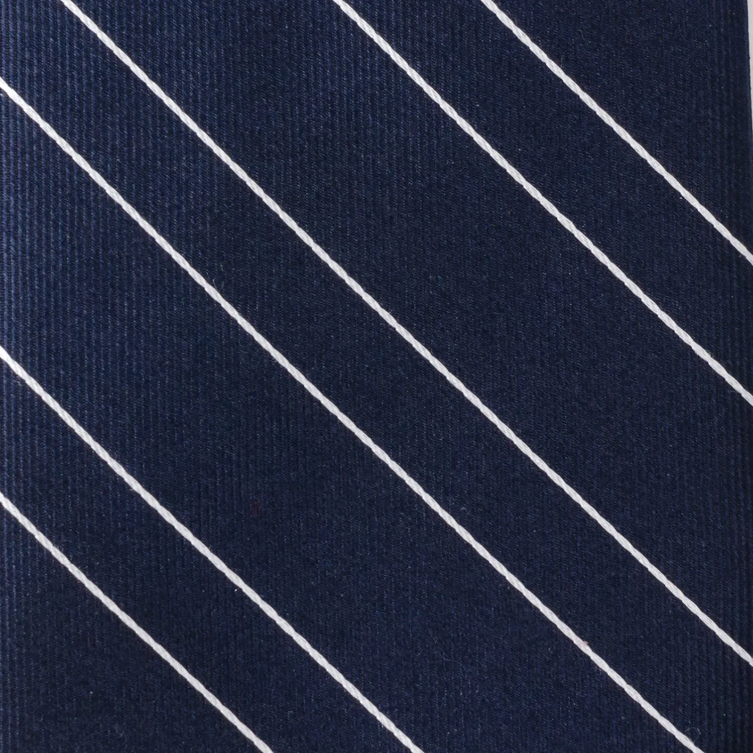 Classic Navy Stripe Men's Tie - Image 4