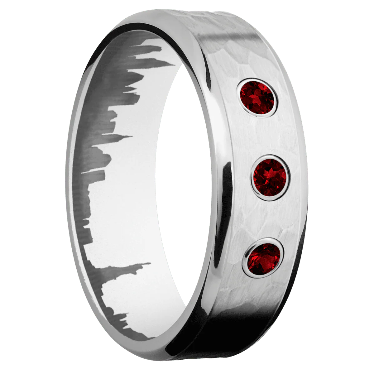 Cobalt Chrome + Hammer , Bead Finish + Your Color