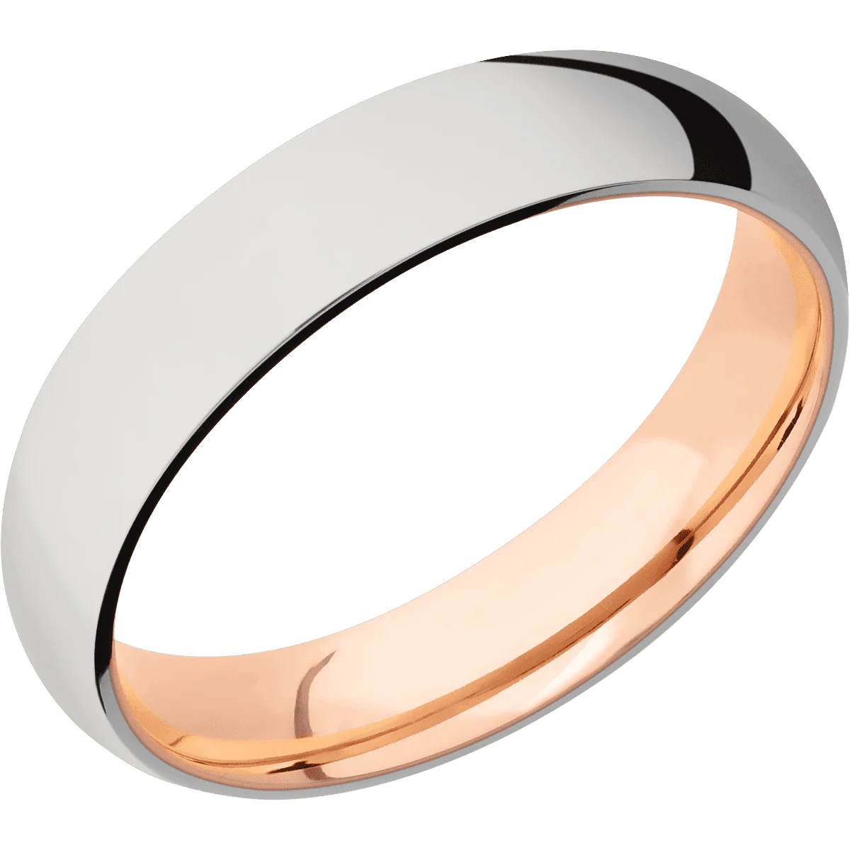 Cobalt Chrome + Polish Finish + 14K Rose Gold - Image 2