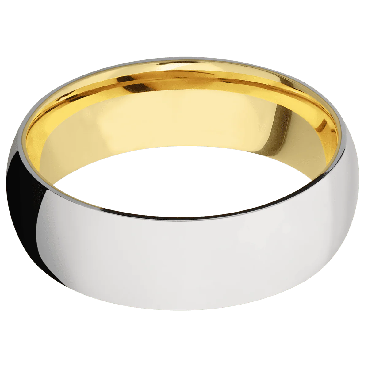 Cobalt Chrome + Polish Finish + 14K Yellow Gold - Image 3