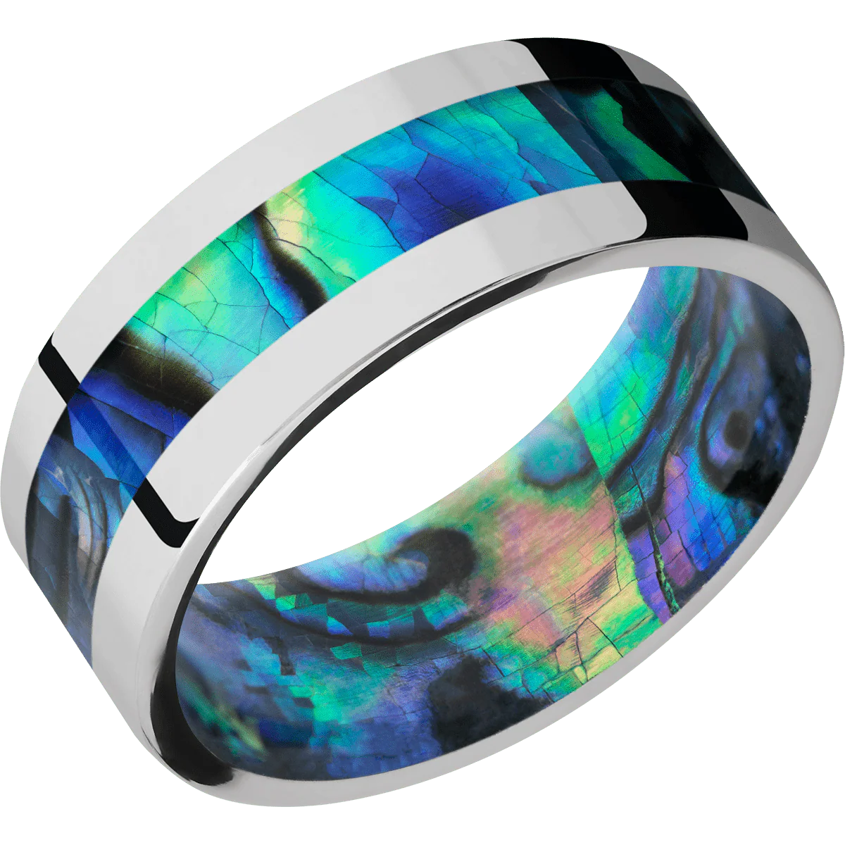 Cobalt Chrome + Polish Finish + Abalone - Image 2