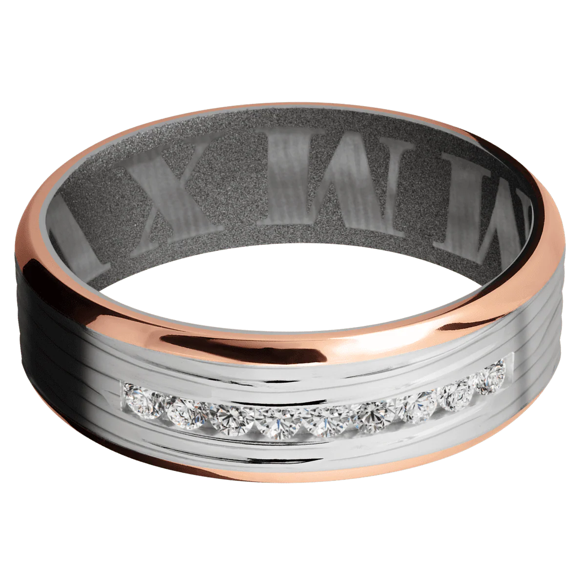 Cobalt Chrome + Treebark3 , Polish Finish + Gun Metal Grey - Image 3