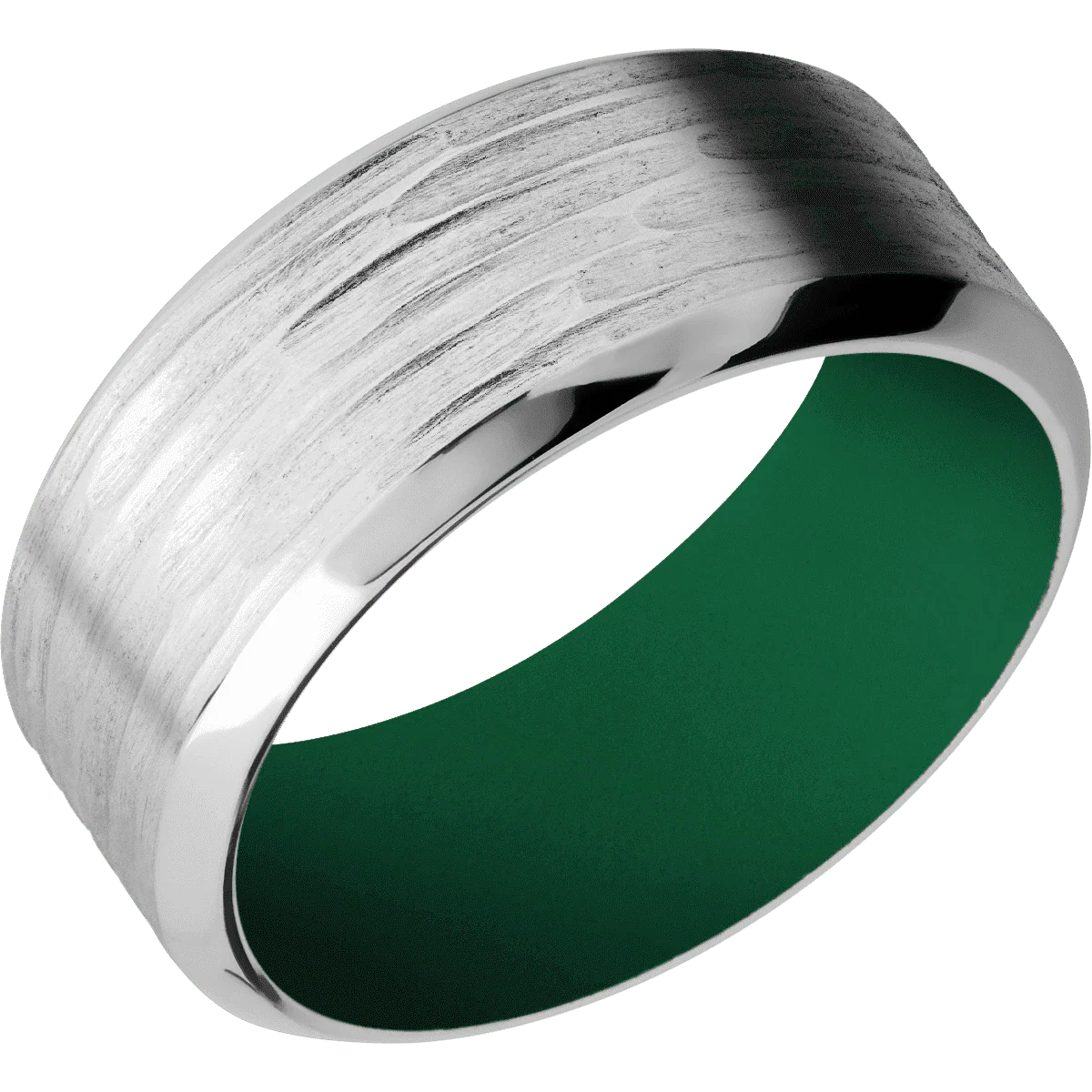 Cobalt Chrome + Treebarkh , Polish Finish + Green - Image 2