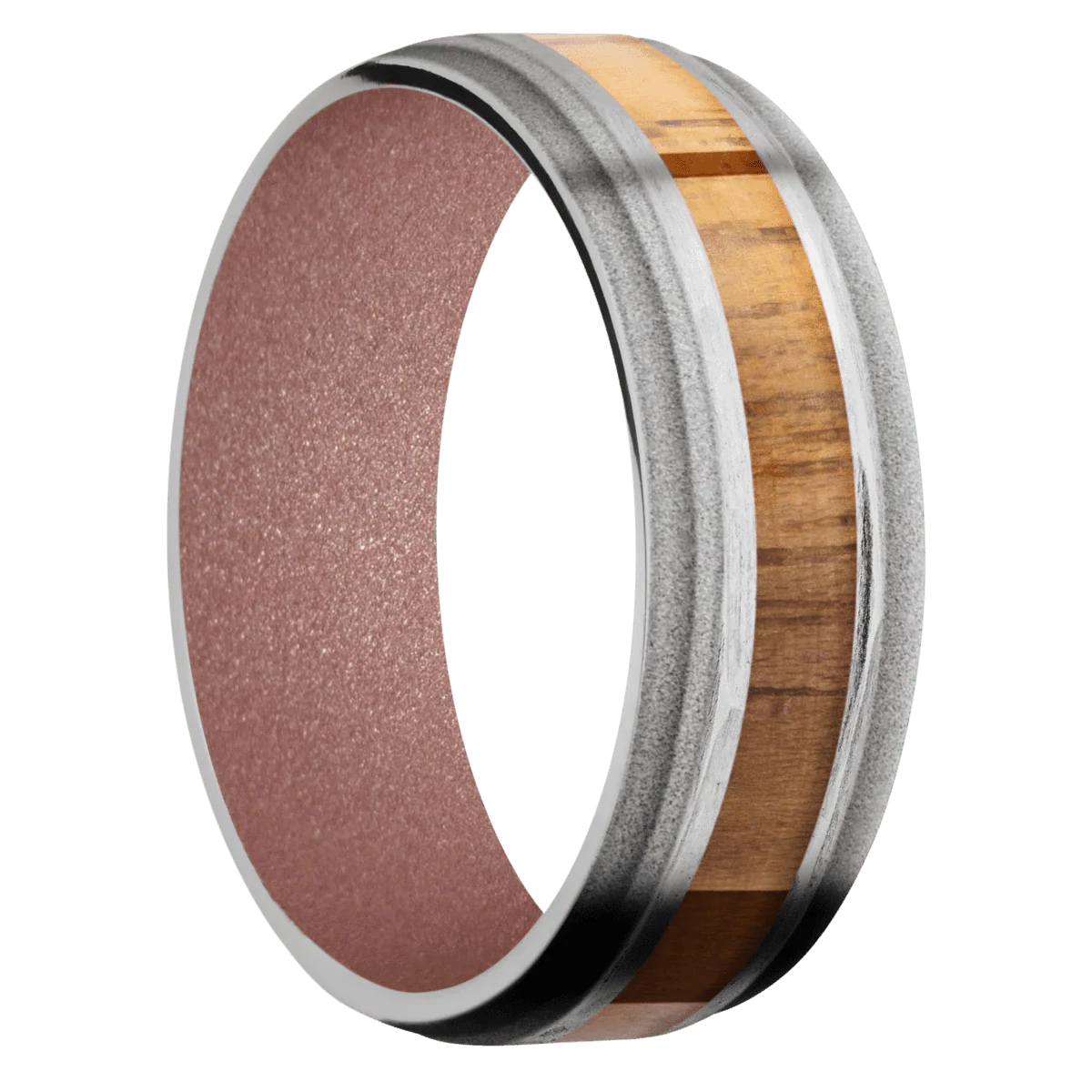 Cobalt Chrome + Treebarkh , Sand Finish + Rose Gold
