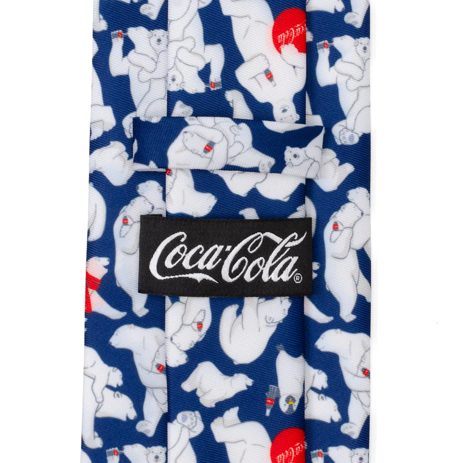 Coca-Cola Polar Bear Navy Blue Men's Tie - Image 5