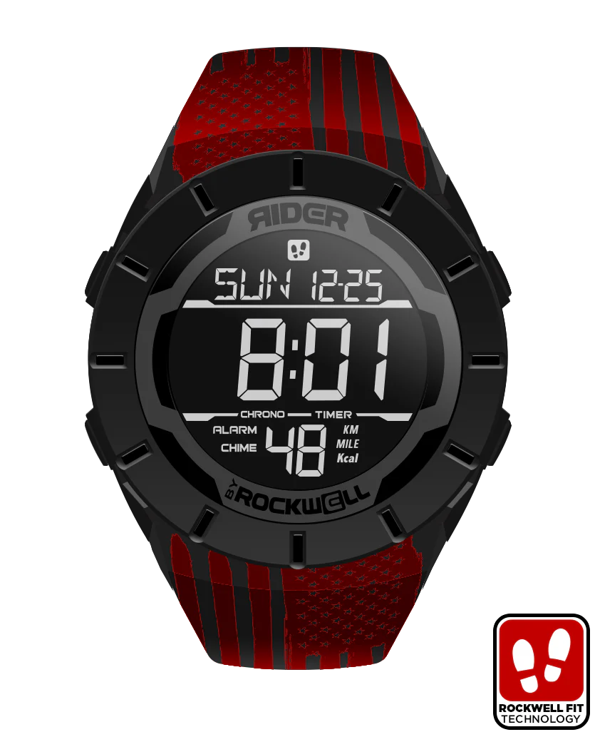 Coliseum Fit™ Assault - Red Edition (Phantom Black) Watch