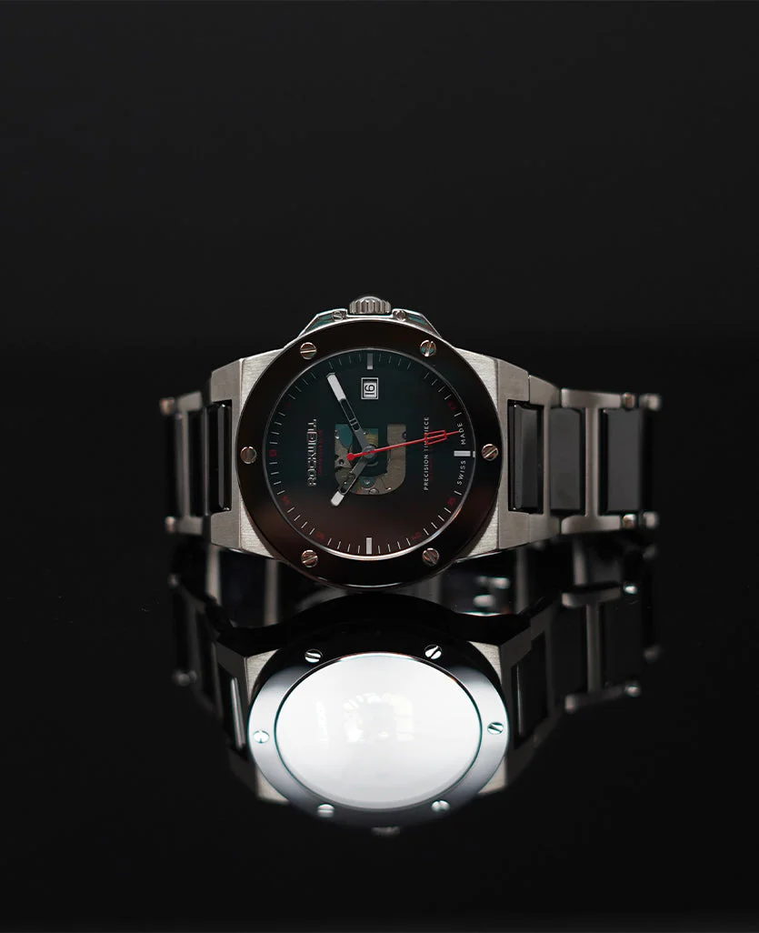 Commander Elite Automatic (Silver/Black Ceramic) Watch - Image 2