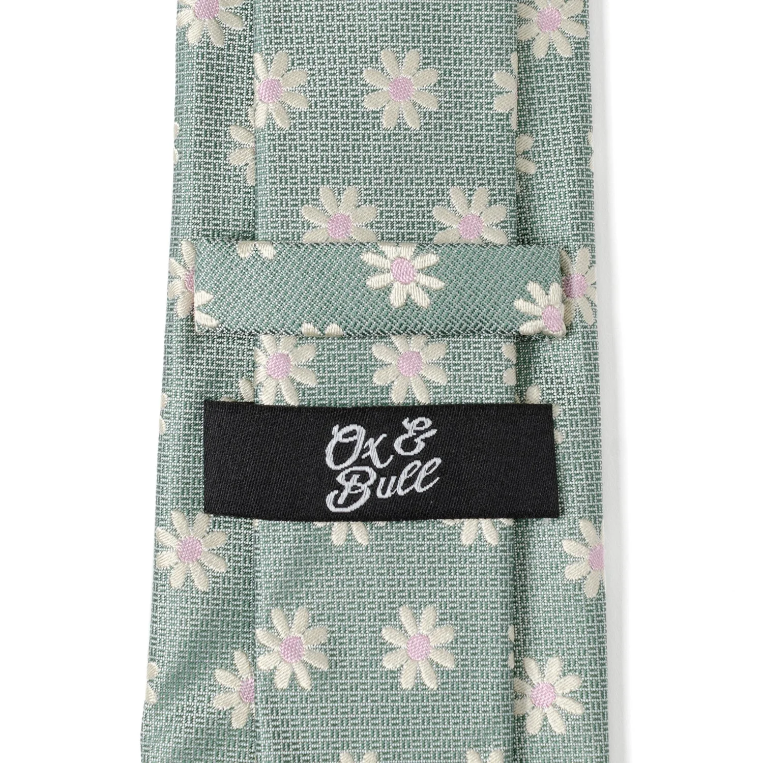Daisy Soft Green Men's Tie - Image 5