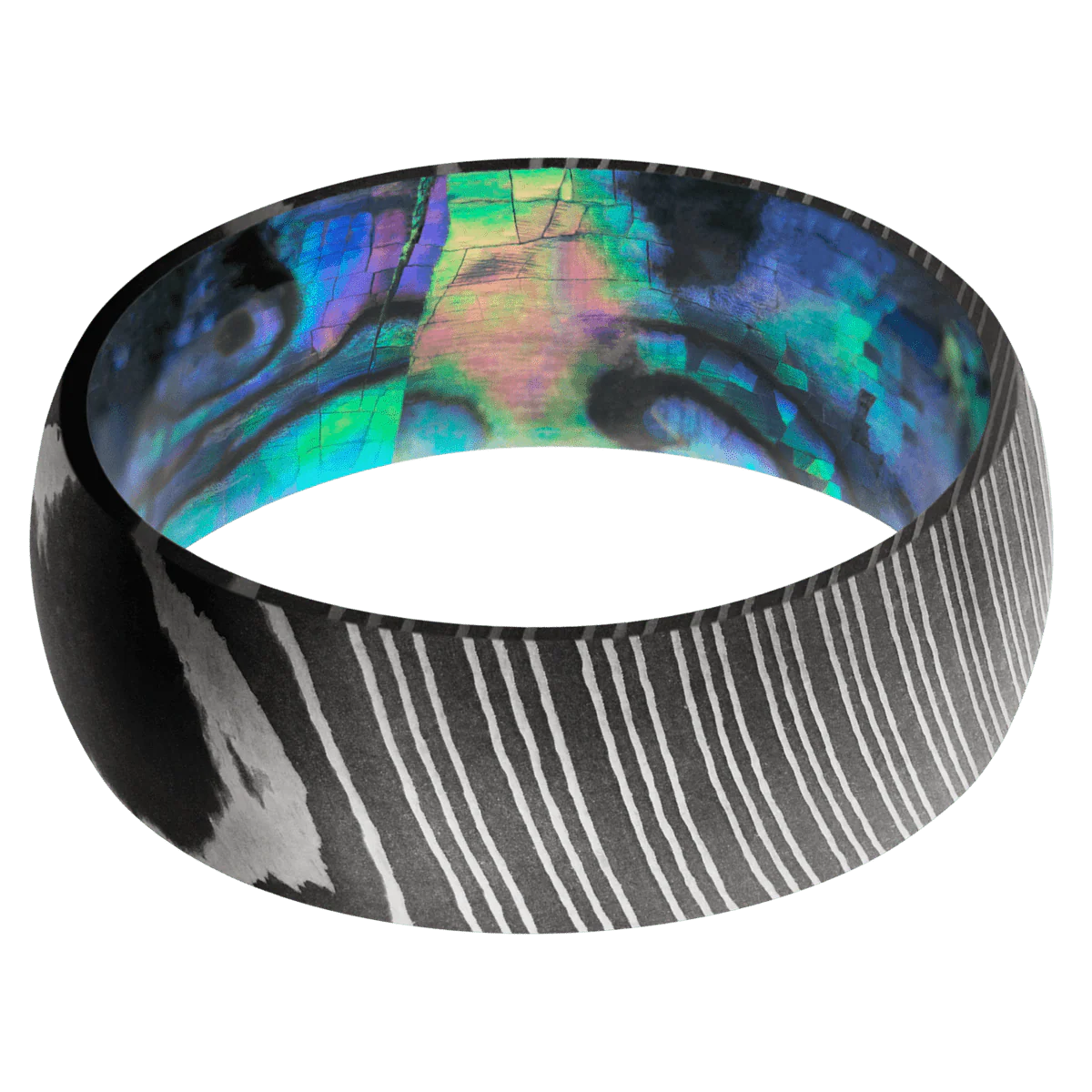 Damascus + Acid Finish + Abalone - Image 3