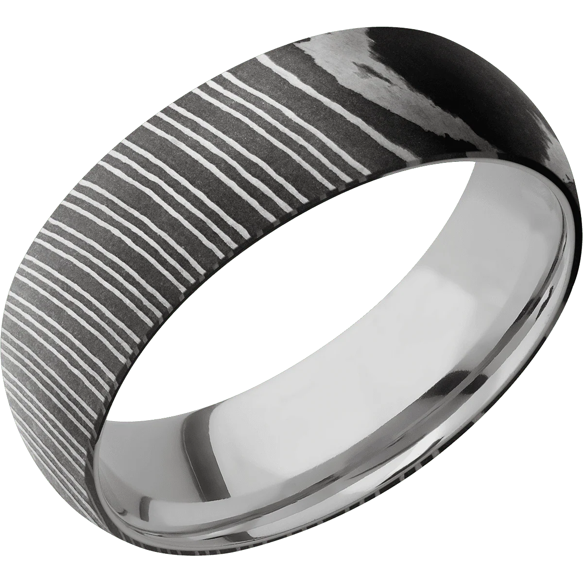 Damascus + Acid Finish + Titanium - Image 2