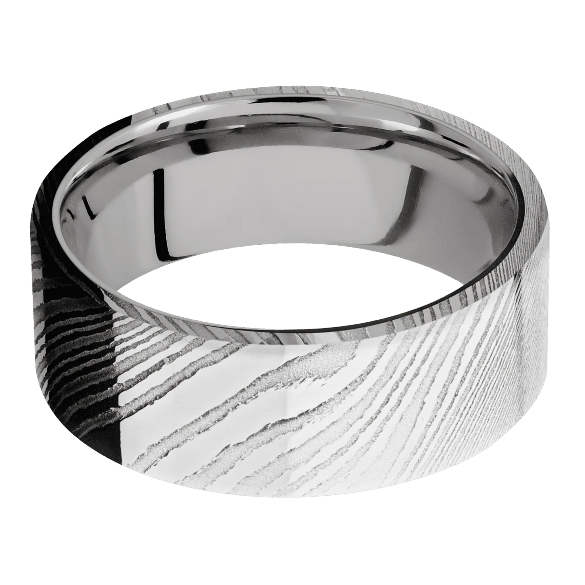 Damascus + Polish Finish + Titanium - Image 3