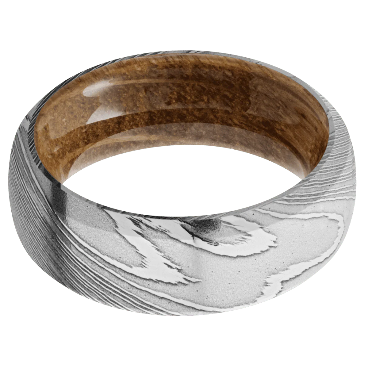 Damascus + Polish Finish + Whiskey Barrel - Image 3