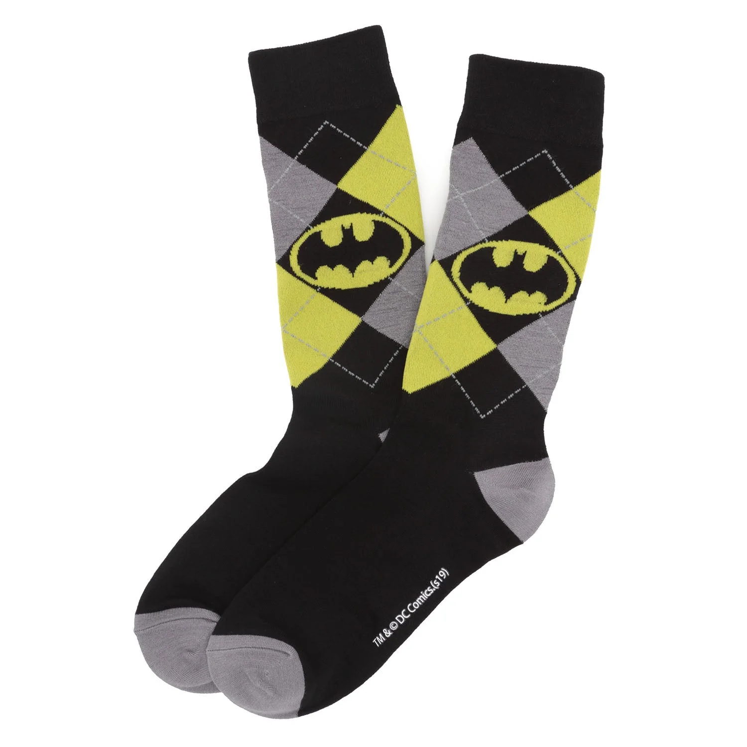 DC Batman Argyle Classic Sock - Image 2
