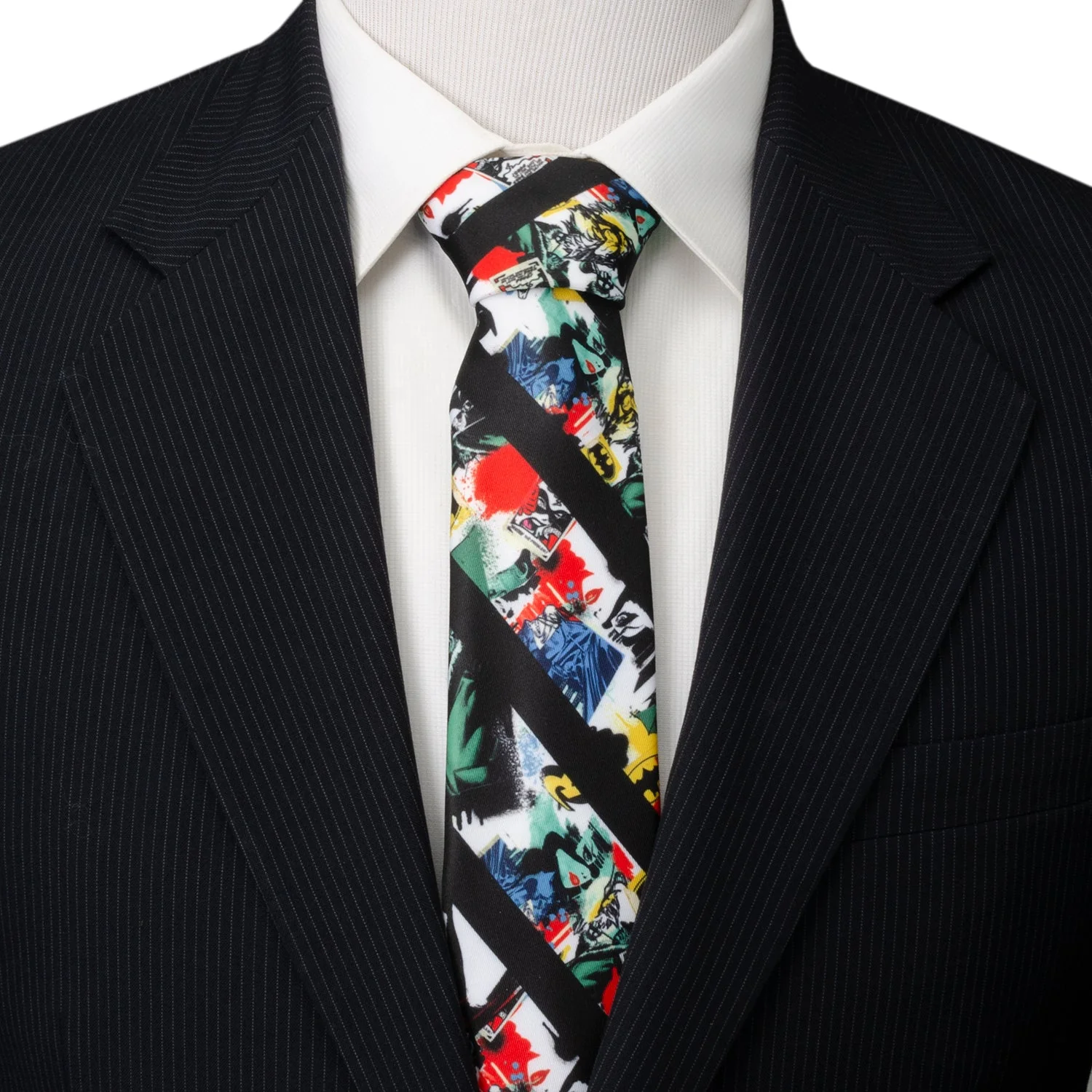DC Batman Chaos Stripe Men's Tie - Image 2