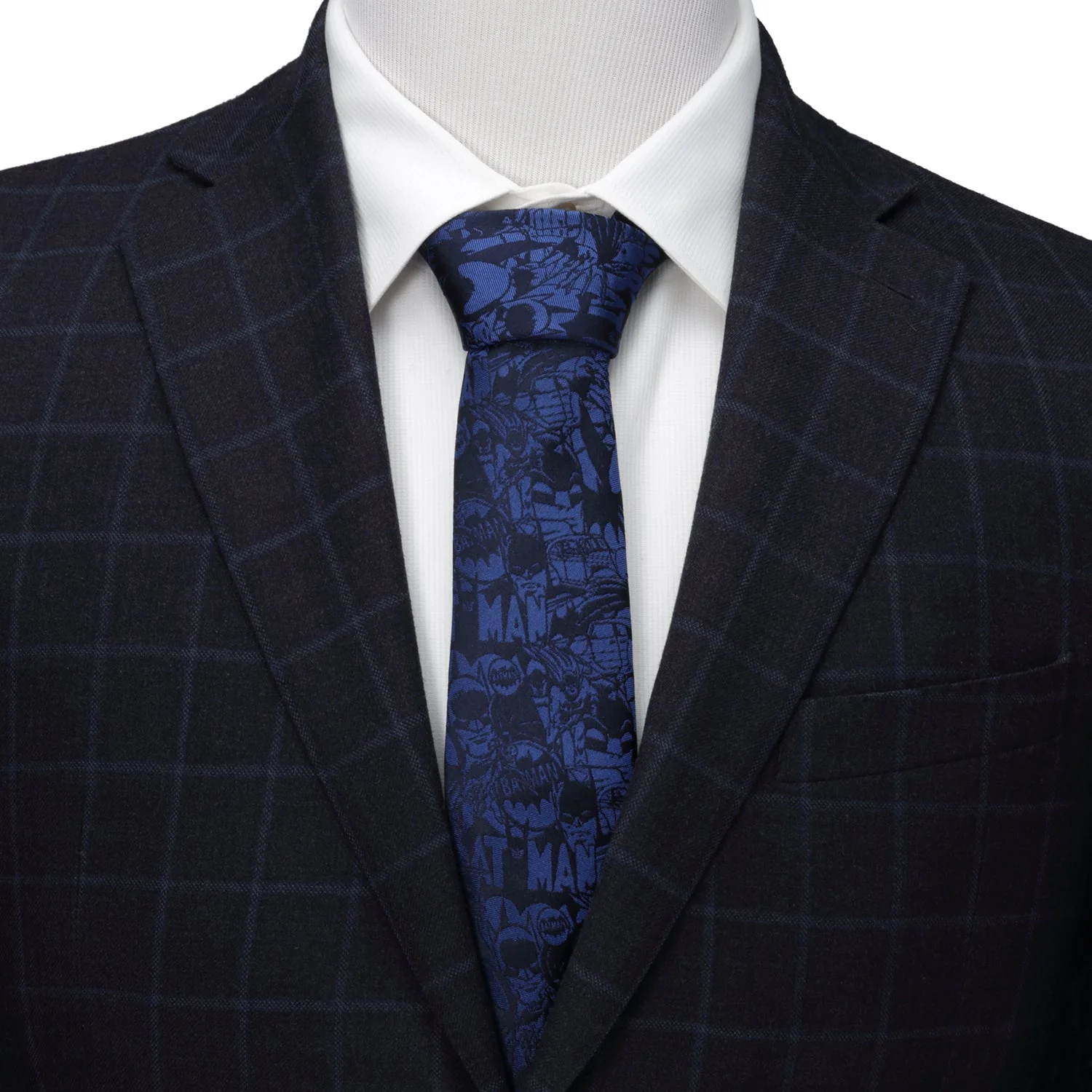 DC Batman Comic Blue Tie - Image 2