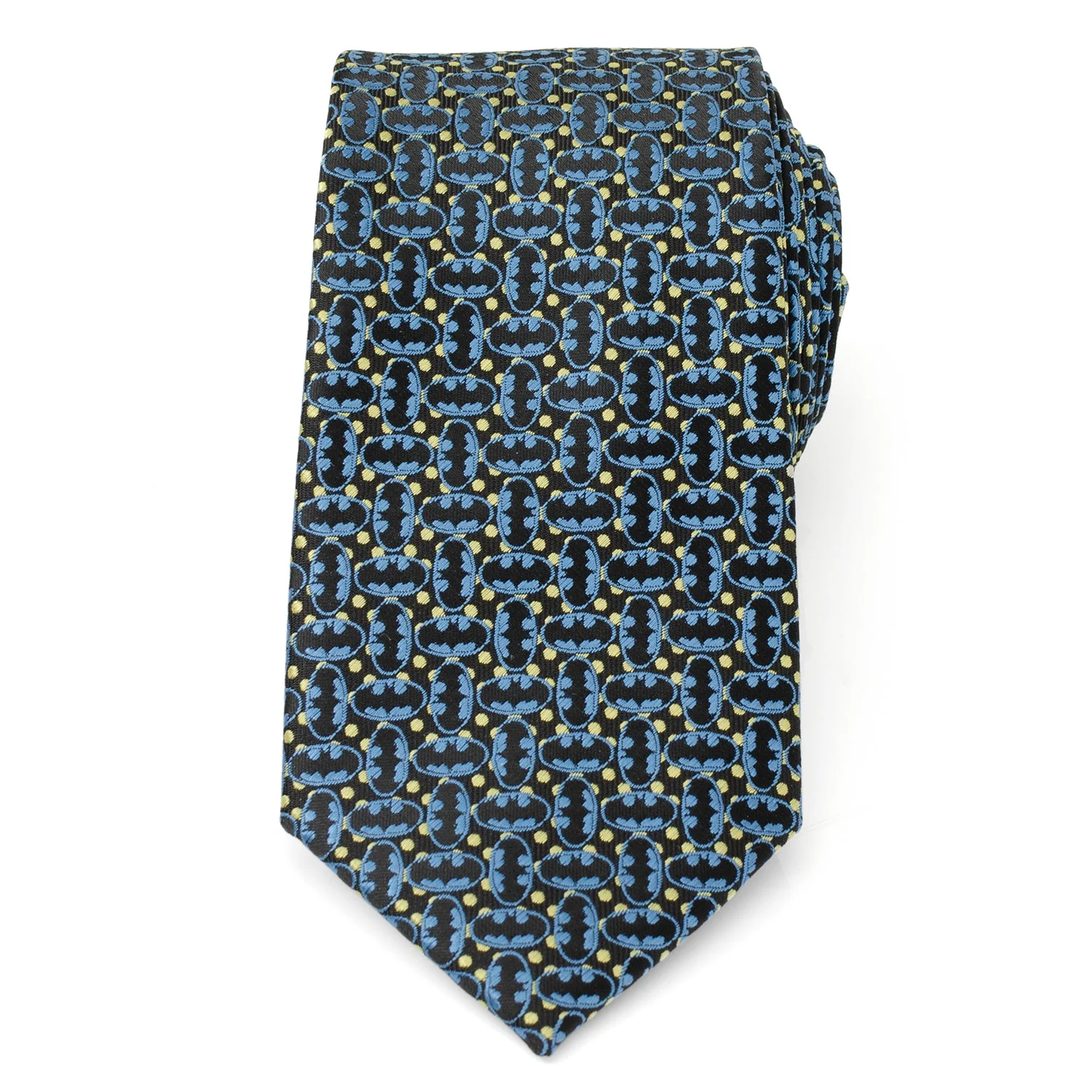 DC Batman Emblem Multi Black Men's Tie - Image 3