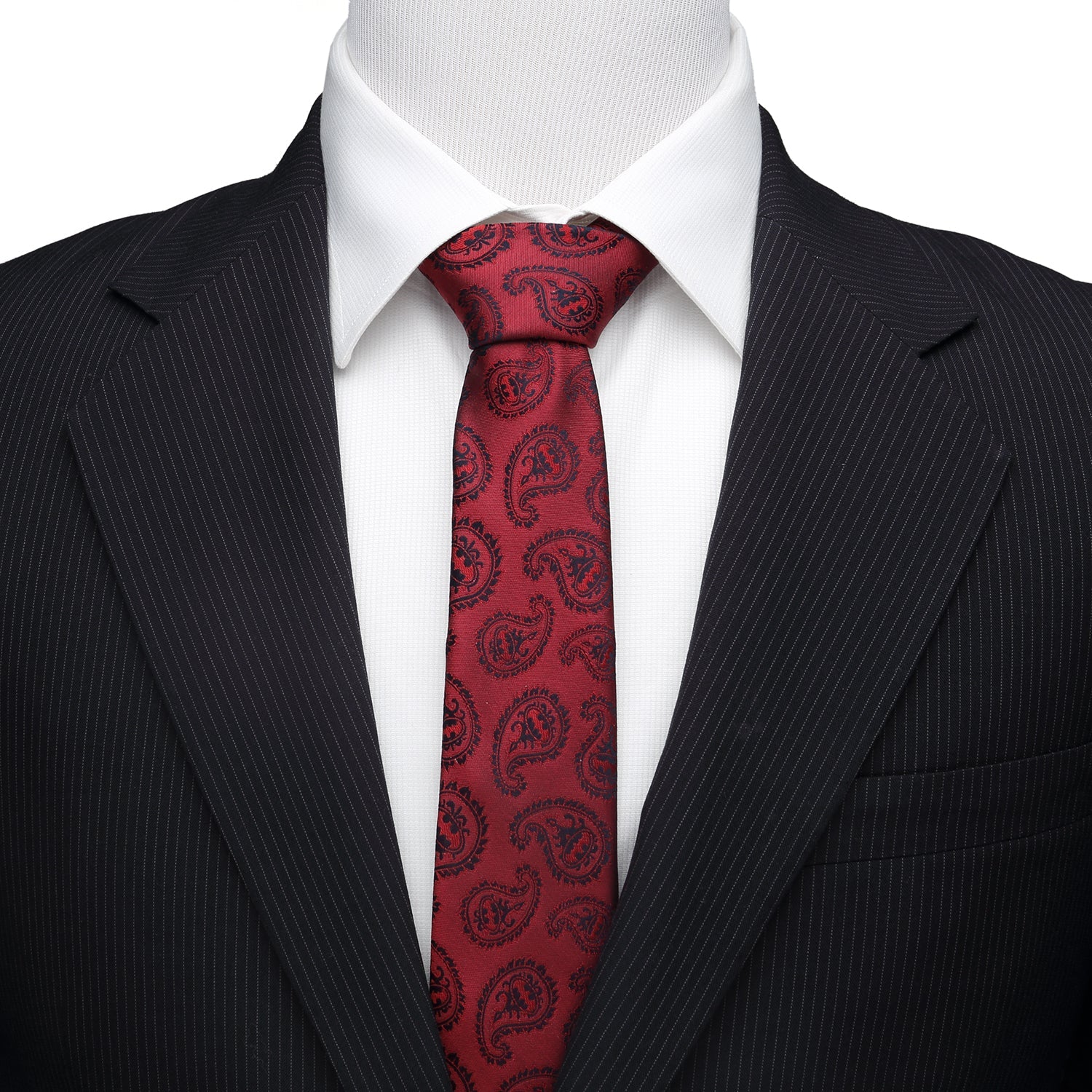 DC Batman Red Paisley Tie - Image 2