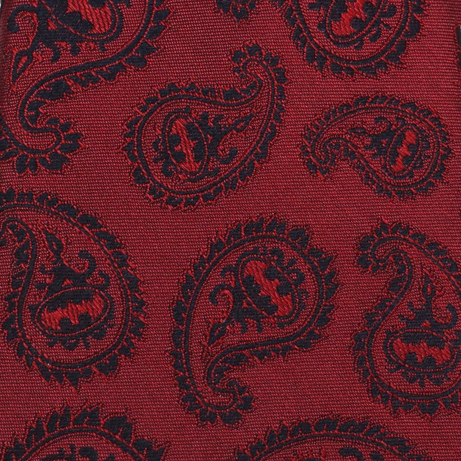 DC Batman Red Paisley Tie - Image 4