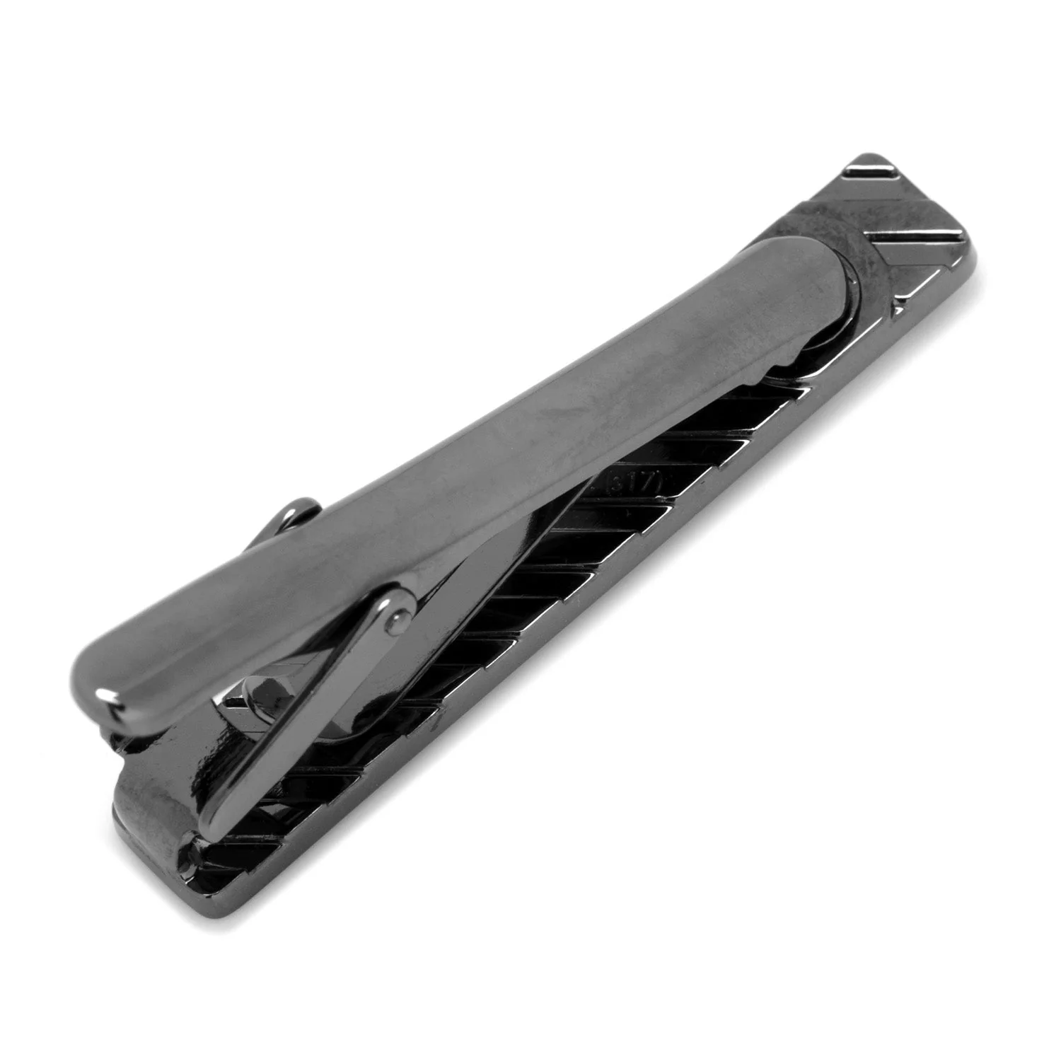 DC Superman Black and Gold Tie Clip - Image 3