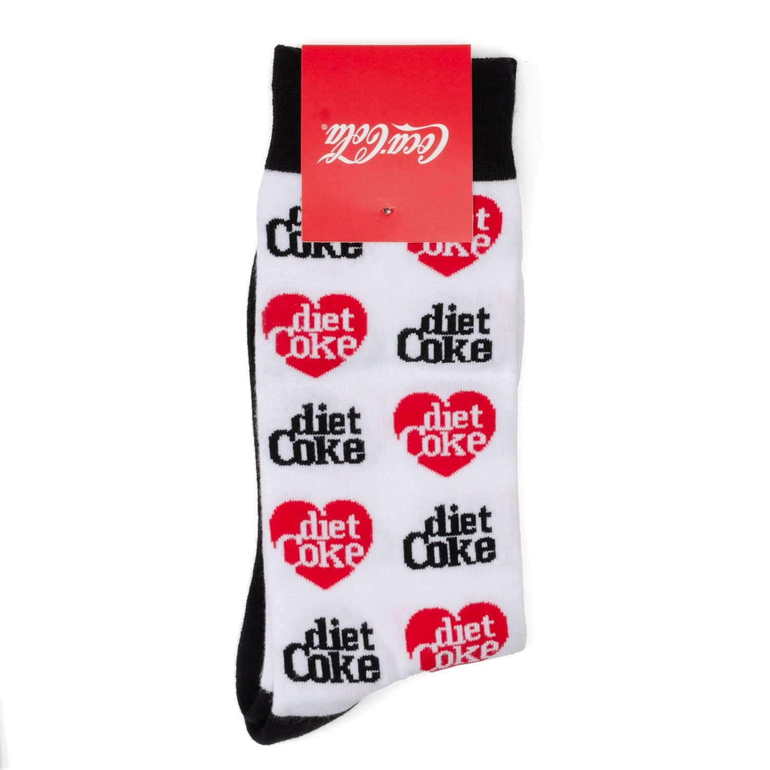 Diet Coke Coca-Cola White Dress Socks - Image 5